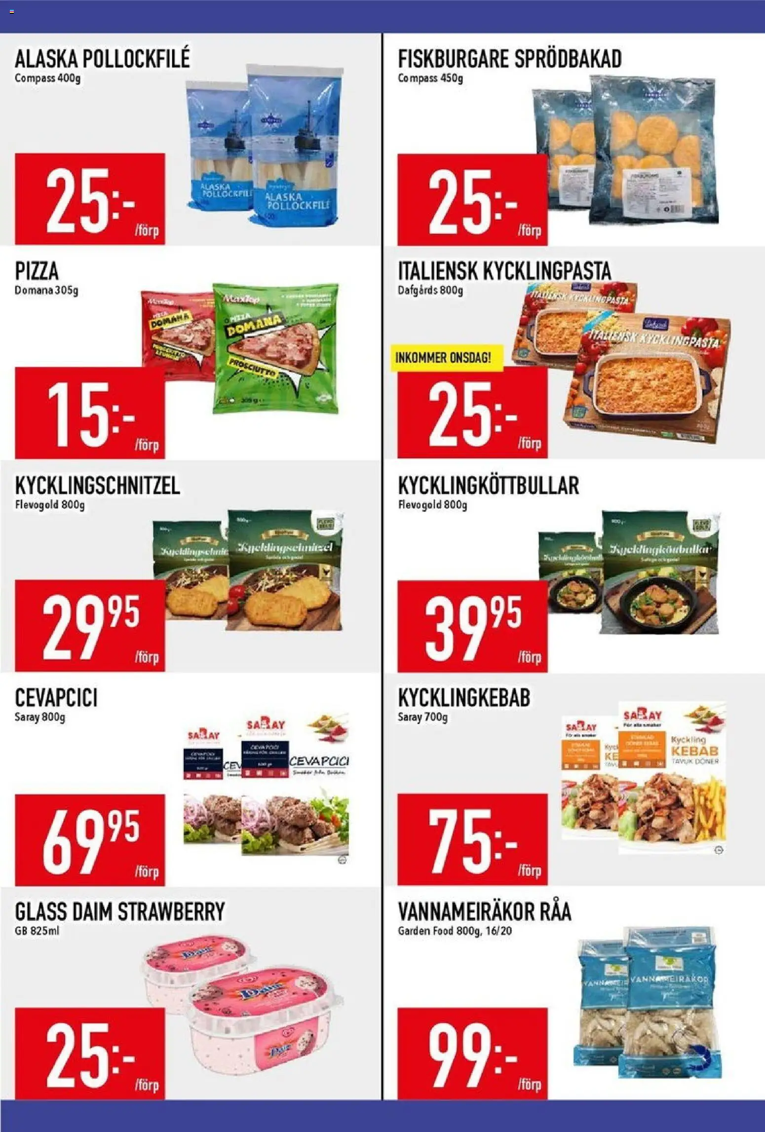 Matdax reklamblad aktuell från 05.01.2026 | Sida: 6 | Produkter: Pizza, Glass