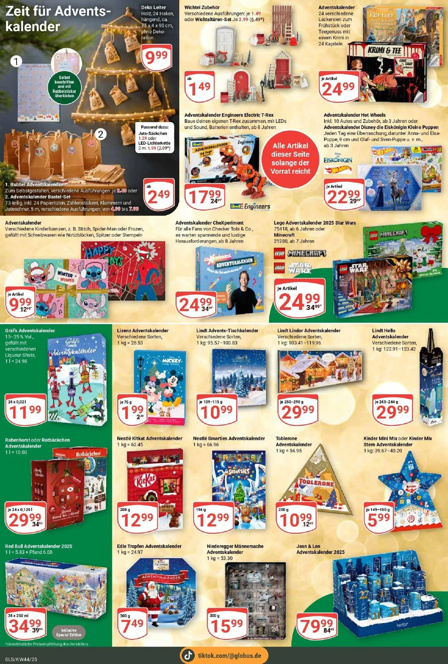 Globus prospekt Saarlouis	 – gültig ab 26.10.2025 | Seite: 24 | Produkte: Red bull, Batterien, Smarties, Tee