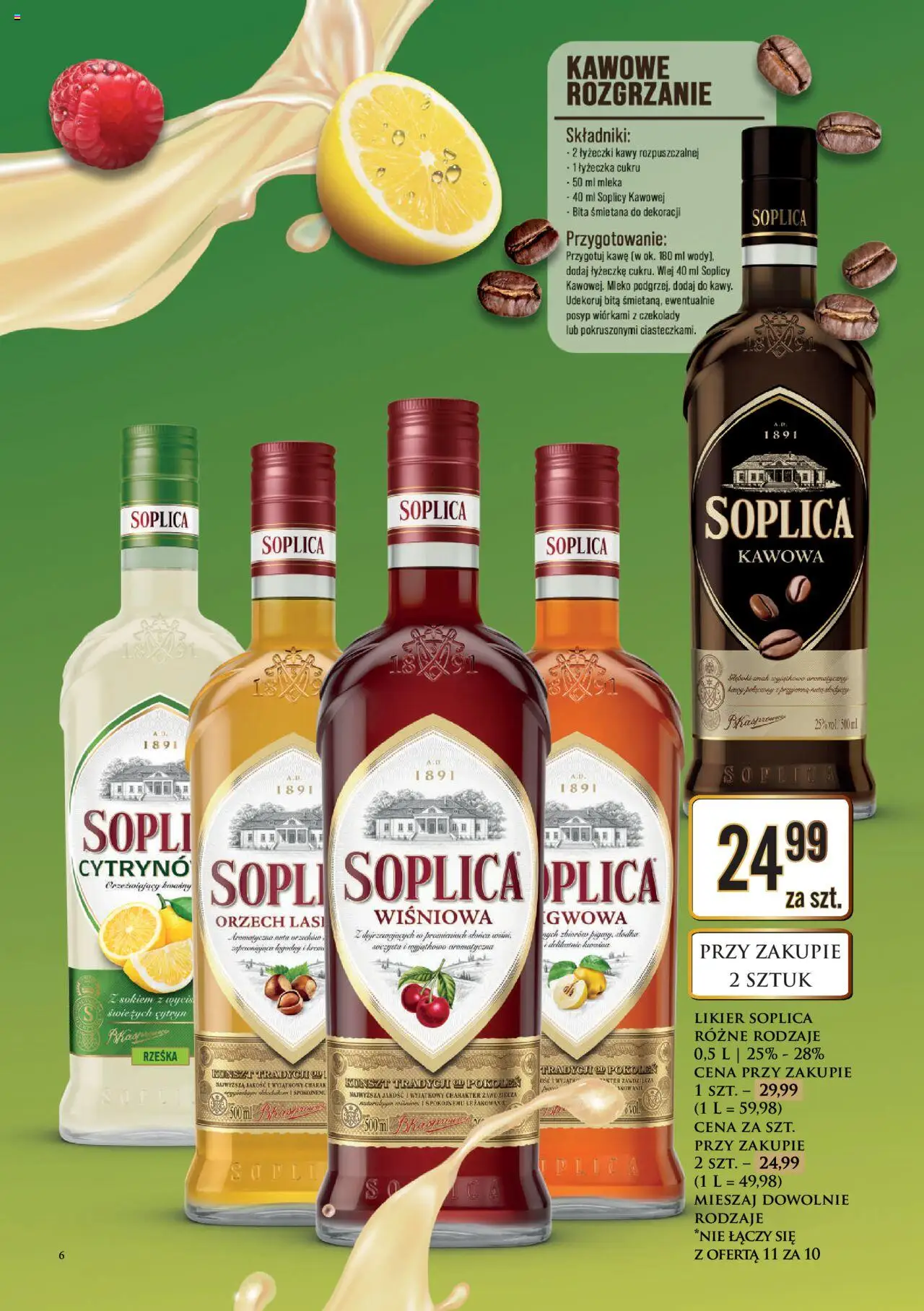 Dino Gazetka alkoholowa od 26.09.2025 | Strona: 6 | Produkty: Czekolady, Mleka, Mleko, Śmietana