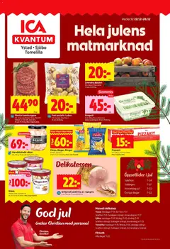 ICA Kvantum - Sjöbo - Förhandsvisning av reklamblad från butik ICA Kvantum aktuell från 22.12.2025