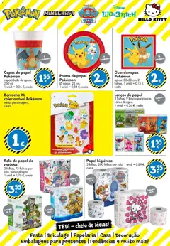 Pré-visualização TEDi - folheto  válido de 05.12.2025 | Página: 18 | Produtos: Copos, Papel higiénico, Pratos, Guardanapos