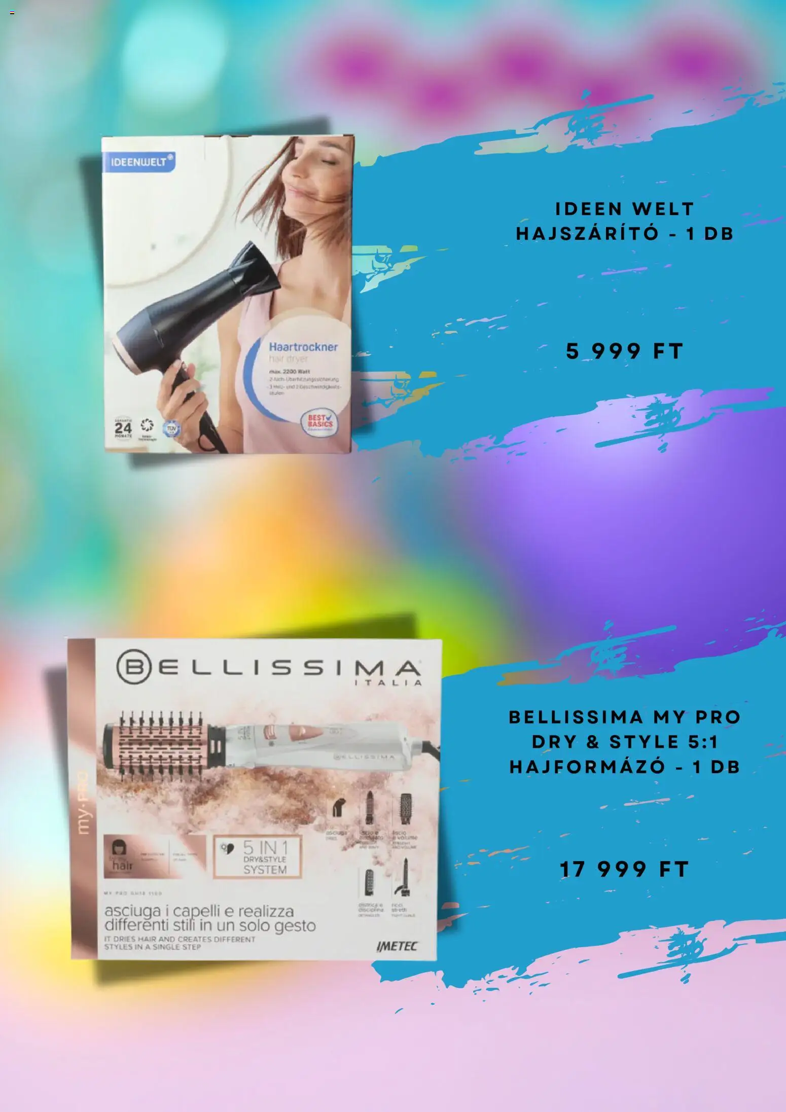 Rossmann akciós ujság - amely érvényes a következő dátumtól: 24.11.2025 | Oldal: 6 | Termékek: Hajformázó, Hajszárító