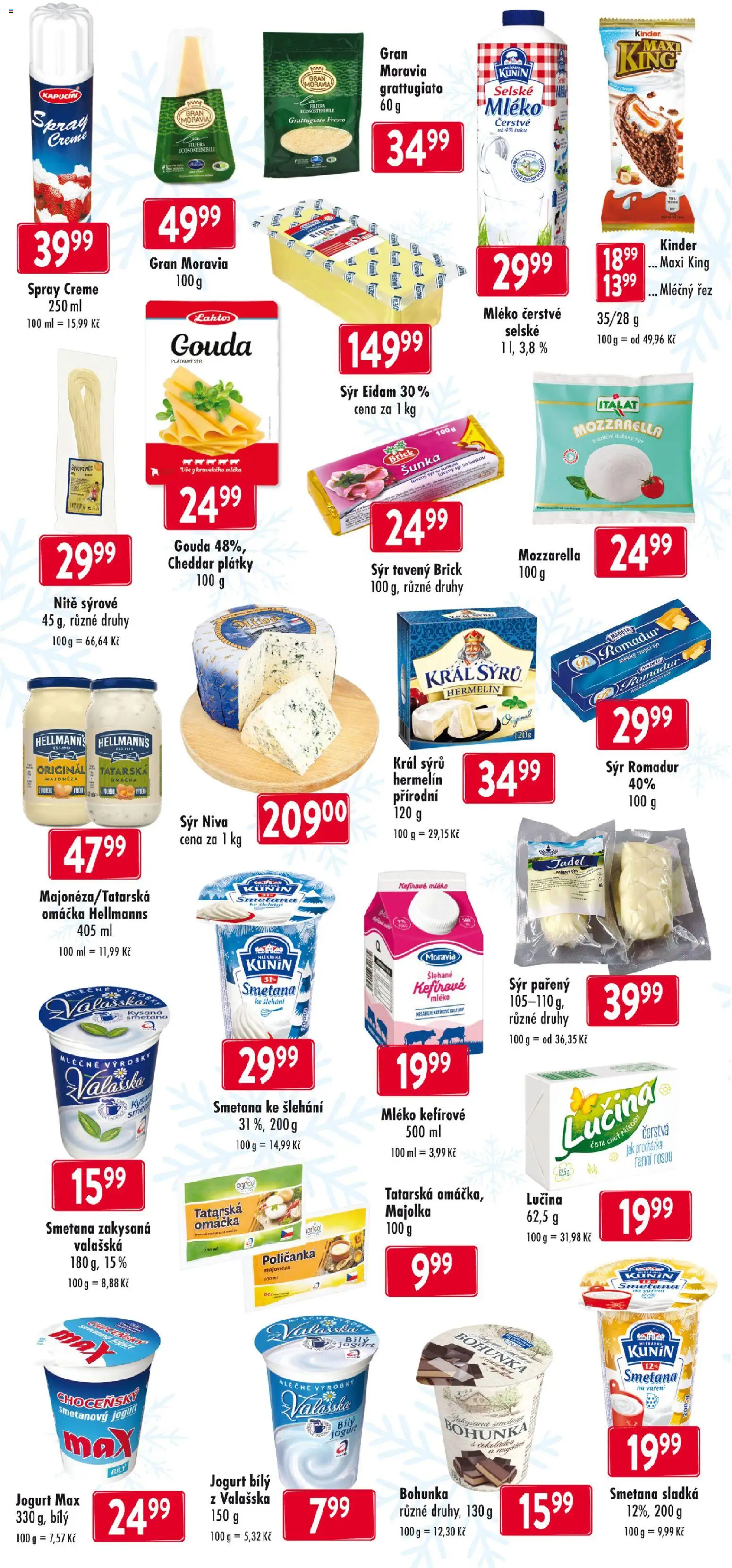 Astur & Qanto leták od 18.12.2025 | Strana: 3 | Produkty: Jogurt, Plátkový sýr, Smetana, Niva