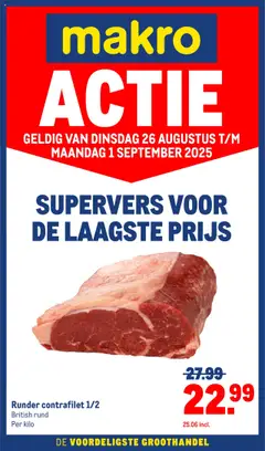 Makro - Versdeals - Voorbeeld van een folder van Makro, geldig van 26.08.2025