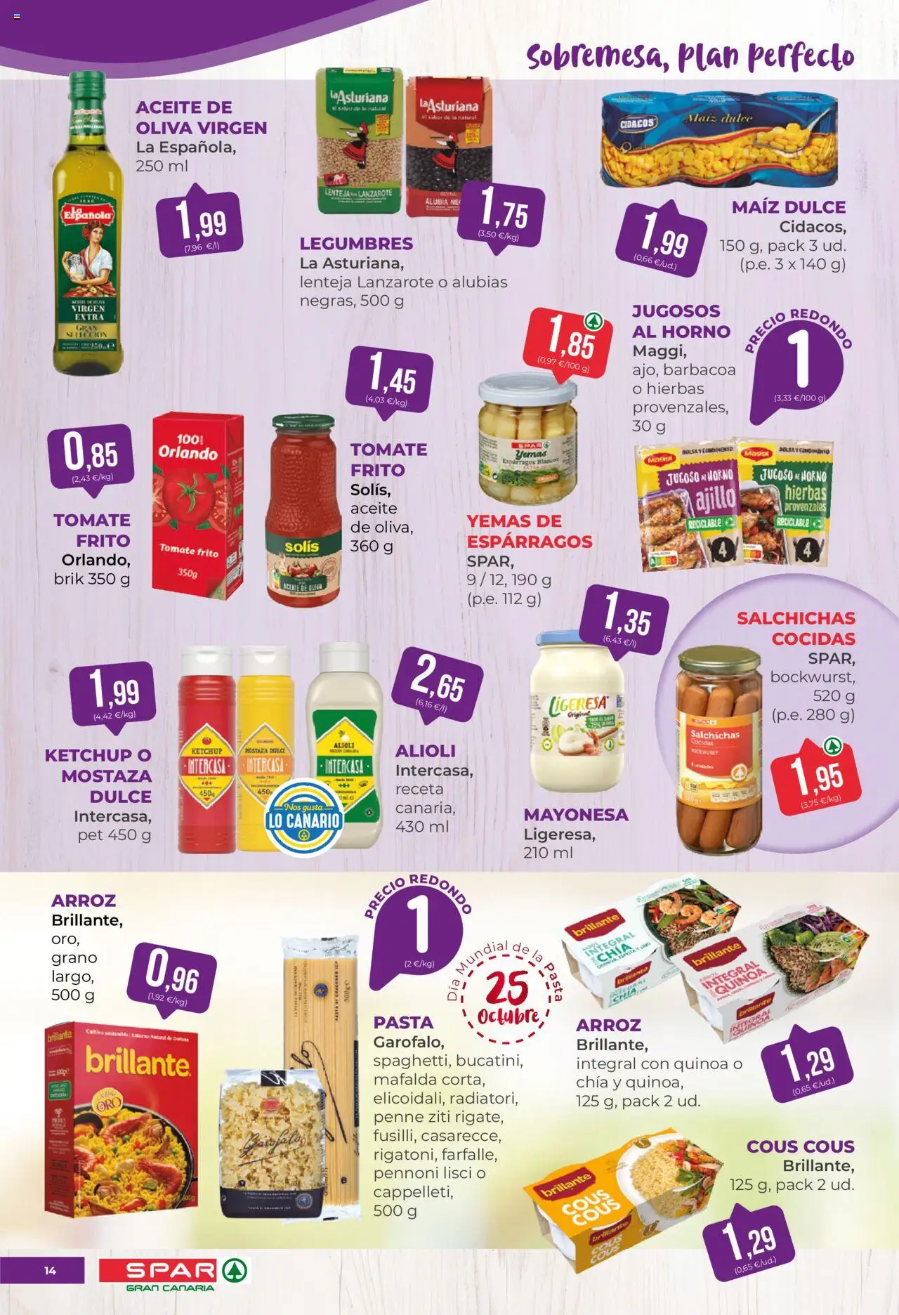 Spar folleto │ válido desde el 17.10.2025 | Página: 14 | Productos: Aceite, Aceite de oliva, Barbacoa, Horno