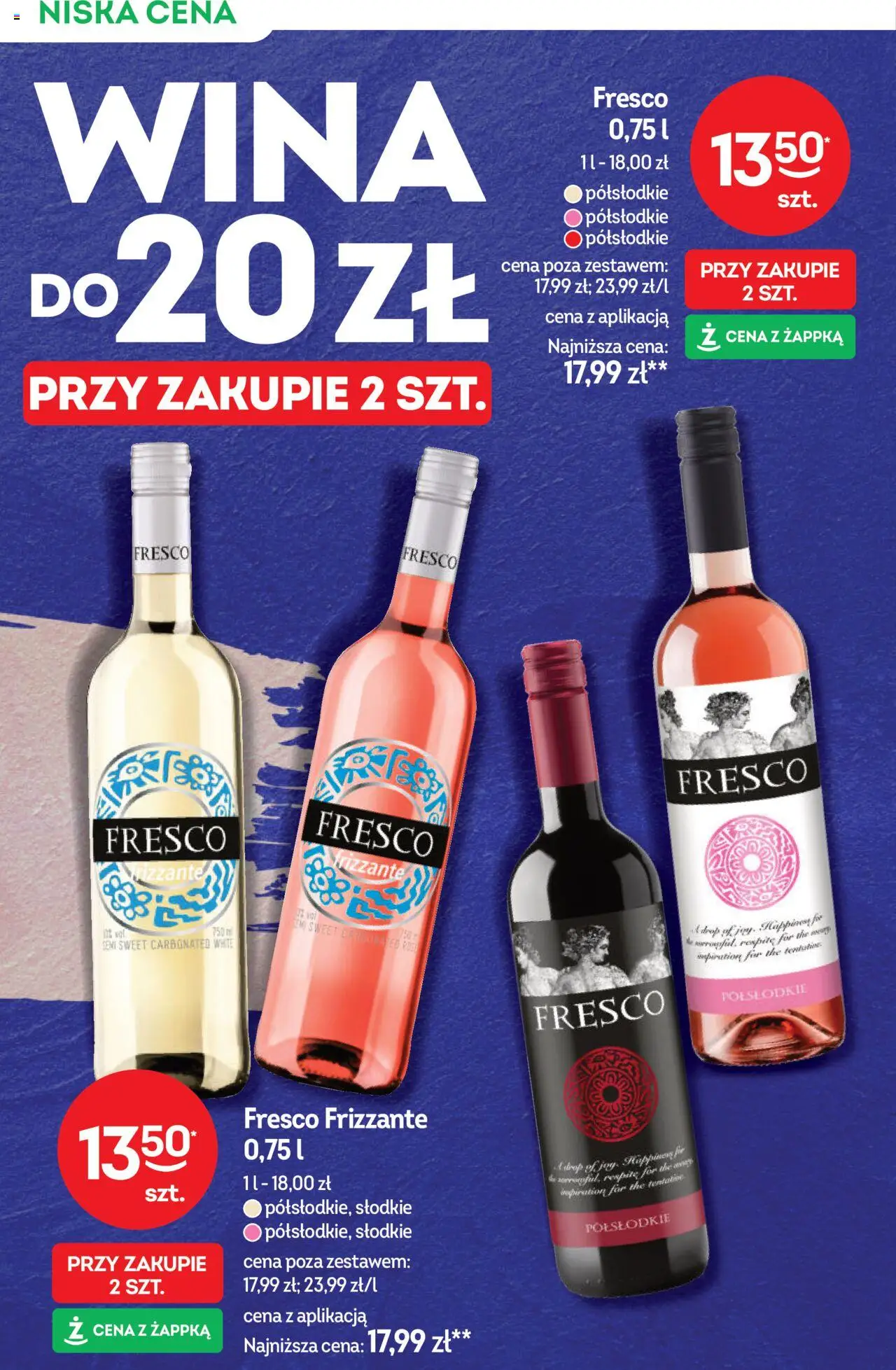 Żabka Gazetka - Katalog Win od 01.10.2025 | Strona: 10 | Produkty: Fresco