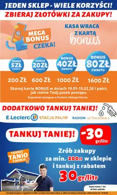Pogląd oferty "E.Leclerc Gazetka - Radom" - ważna od 21.01.2026