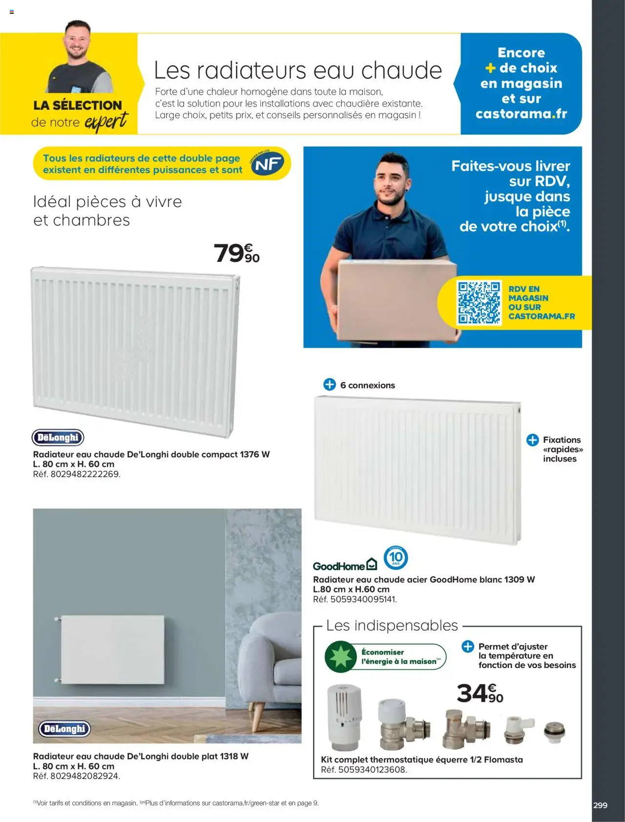 {H1} | Page: 299 | Produits: Delonghi, Radiateur