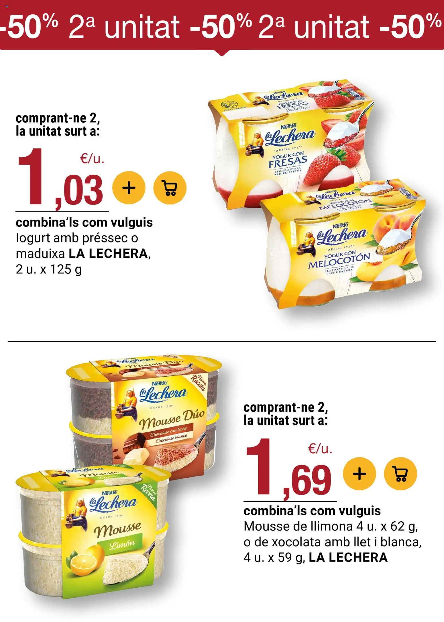 Bonpreu folleto │ válido desde el 03.03.2026 | Página: 15 | Productos: Mousse, Yogur, Chocolate, Chocolate con leche