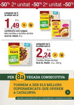 Vista previa Bonpreu folleto válido desde el 08.04.2026 | Página: 17 | Productos: Tacos