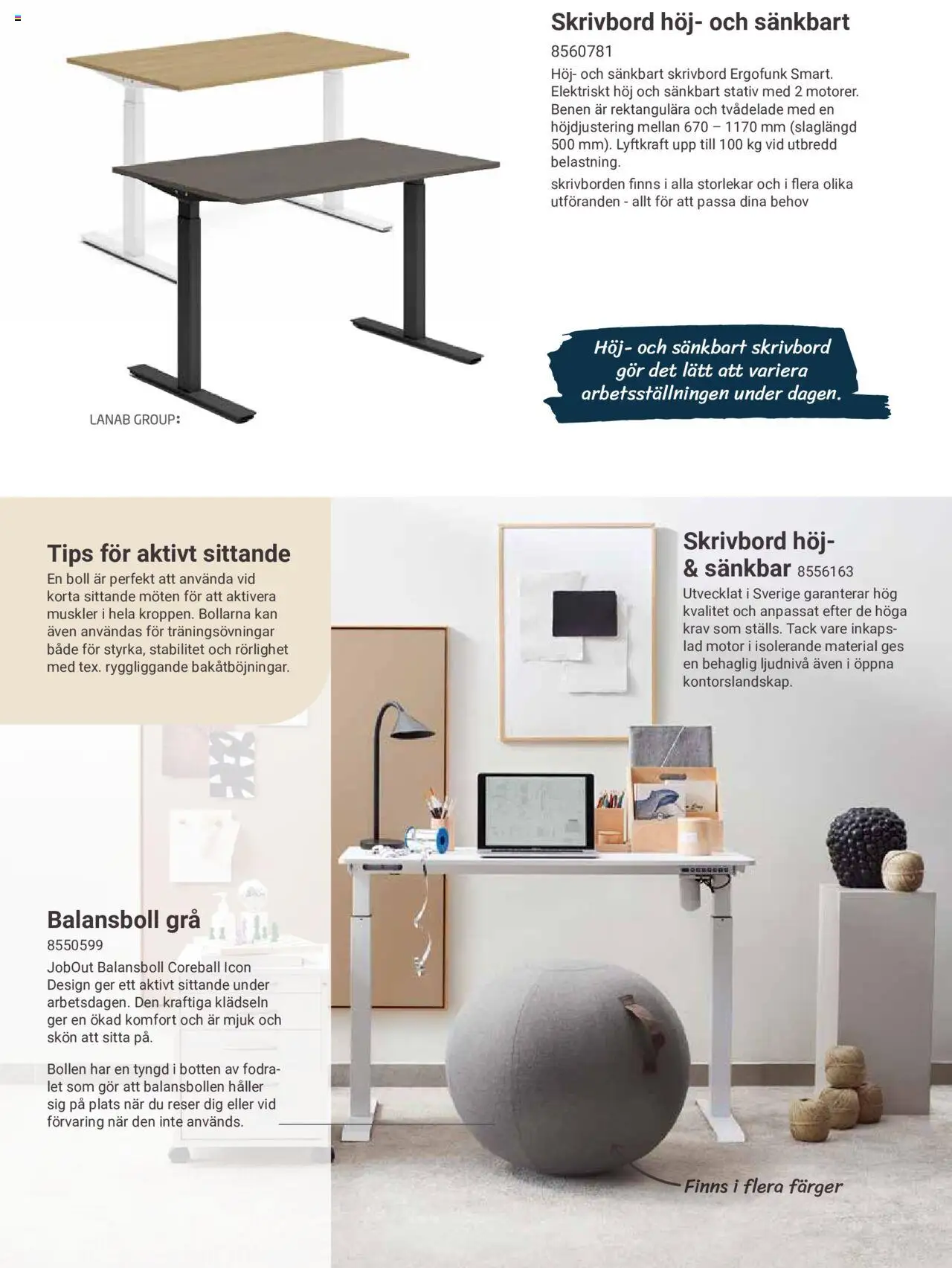 Office Depot reklamblad aktuell från 09.01.2024 | Sida: 12 | Produkter: Skrivbord