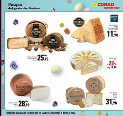 Anteprima del volantino Kaprone formaggio di capra, formaggio di capra LATTE CRUDO al taglio valido a partire dal 25.03.2026 | Pagina: 16 | Prodotti: Latte, Formaggio, Grana Padano, Pecorino