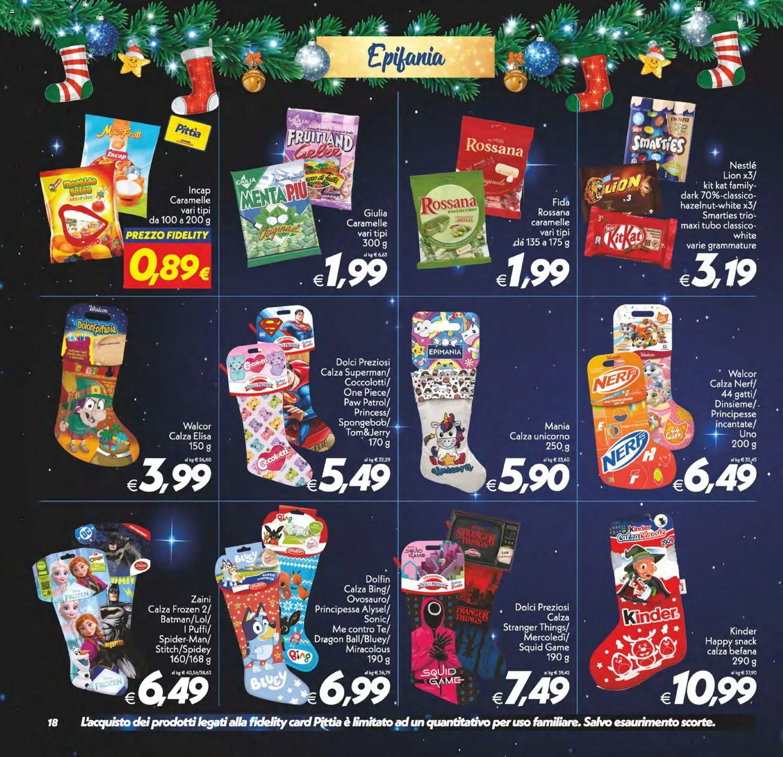 Volantino SuperConveniente del 27.12.2025 | Pagina: 18 | Prodotti: Caramelle, Tubo