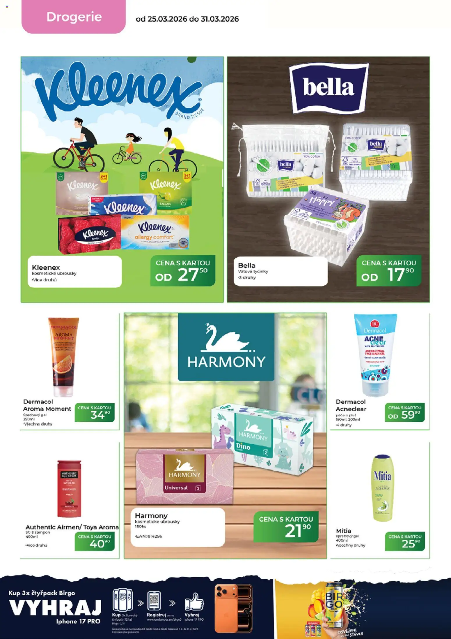 Tamda Foods leták od 25.03.2026 | Strana: 58 | Produkty: Sprchový gel, Tyčinky, Ubrousky, Iphone