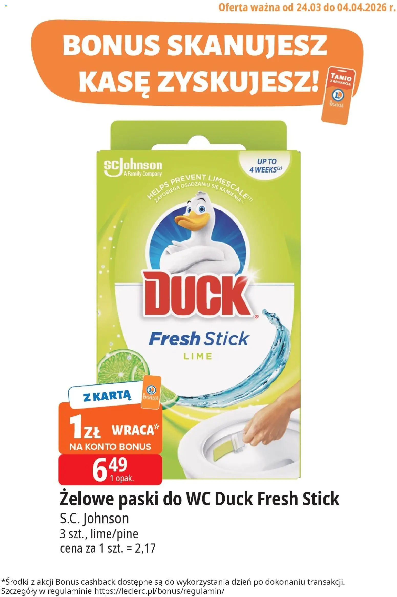 E.Leclerc gazetka - Zielona Góra kupony dodatkowe od 24.03.2026 | Strona: 19 | Produkty: Karta