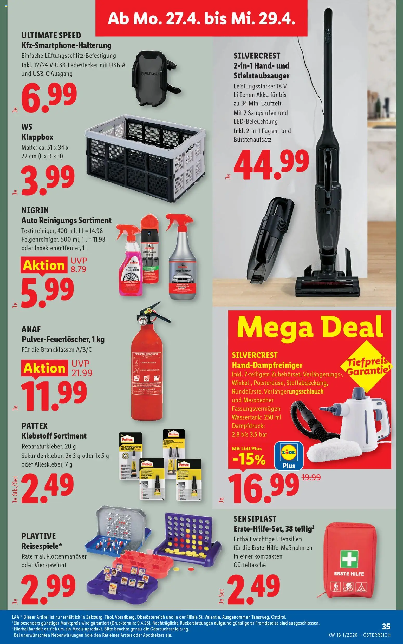 Lidl Flugblatt - Altenmarkt im Pongau, St. Johann im Pongau, Zell am See gültig ab 23.04.2026 | Seite: 40