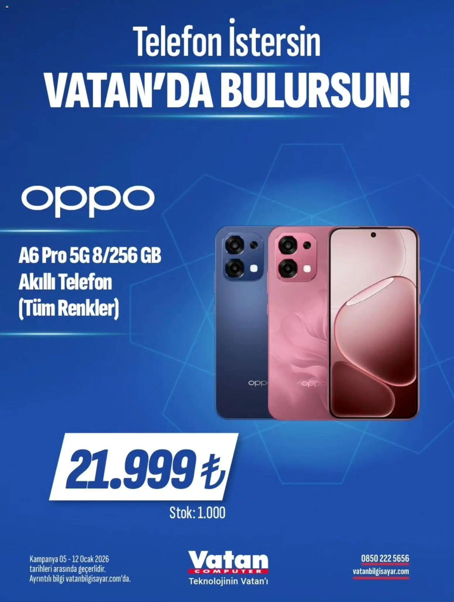 Vatan Bilgisayar İndirim - 05.01.2026 tarihinden itibaren geçerlidir | Sayfa: 10 | Ürünler: Telefon, Akıllı telefon, Ocak