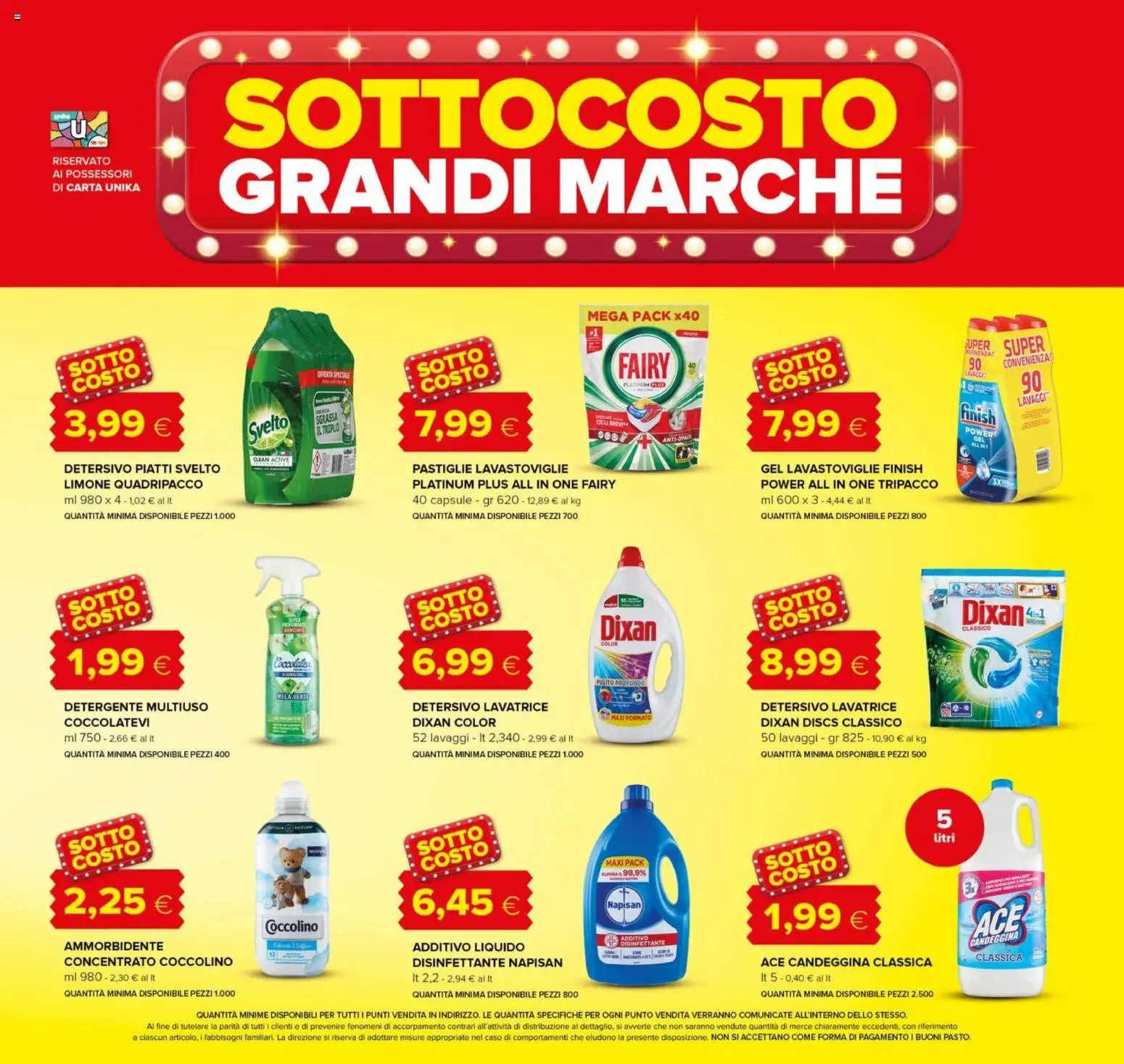 Volantino Oasi del 21.11.2025 | Pagina: 5 | Prodotti: Detergente, Limone, Lavatrice, Lavastoviglie