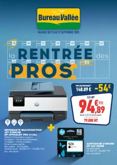 Bureau Vallée - Prévisualisation de Bureau Vallée catalogue valide à partir de 15.09.2025