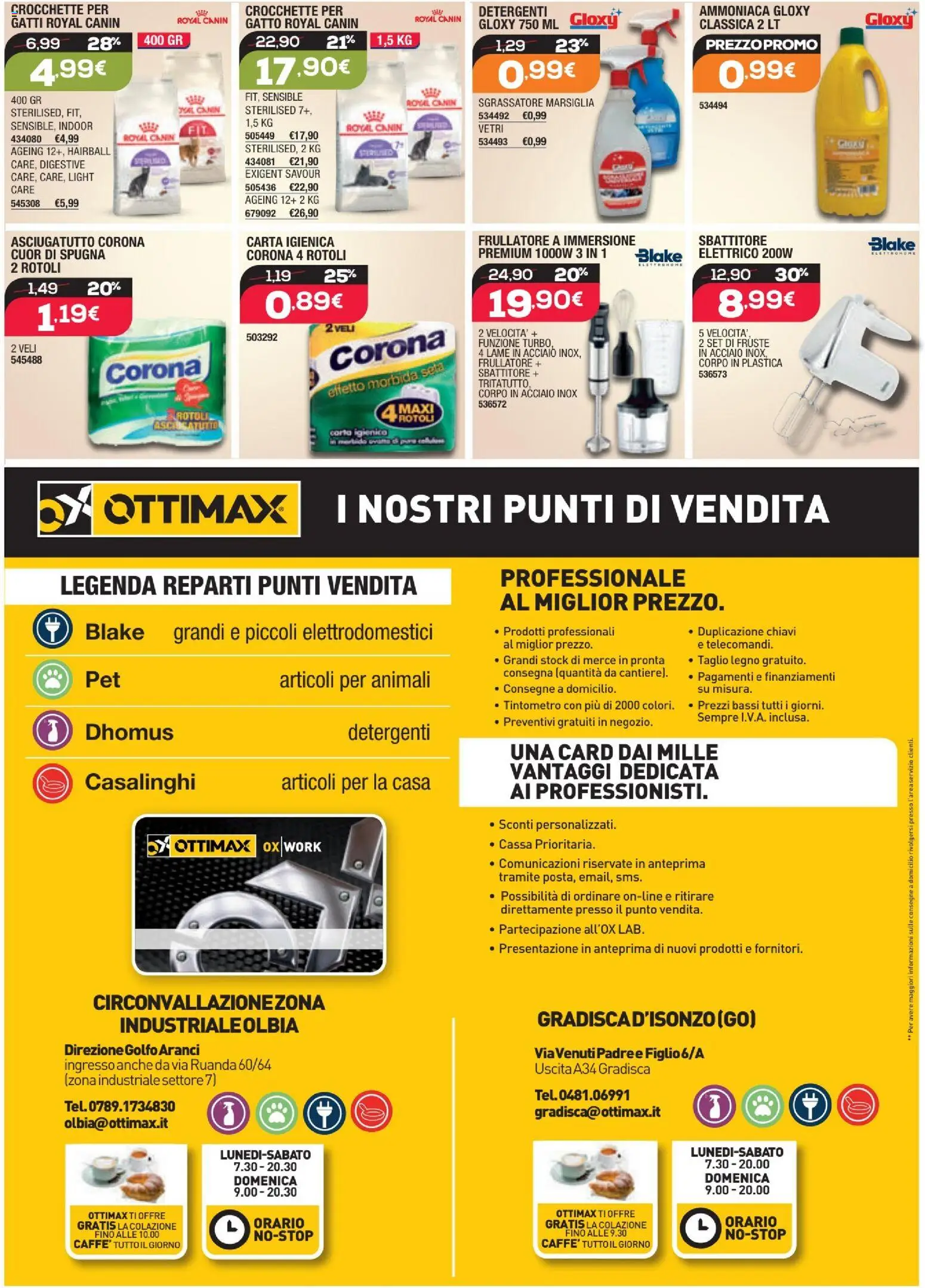 Volantino Ottimax del 15.01.2026 | Pagina: 16 | Prodotti: Frullatore, Sbattitore, Tritatutto, Asciugatutto