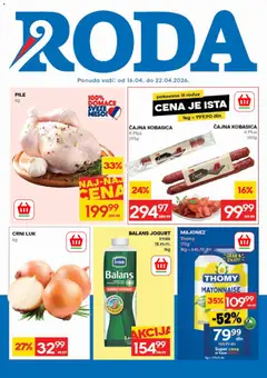 Roda katalog - pregled Roda kataloga - važi od 16.04.2026