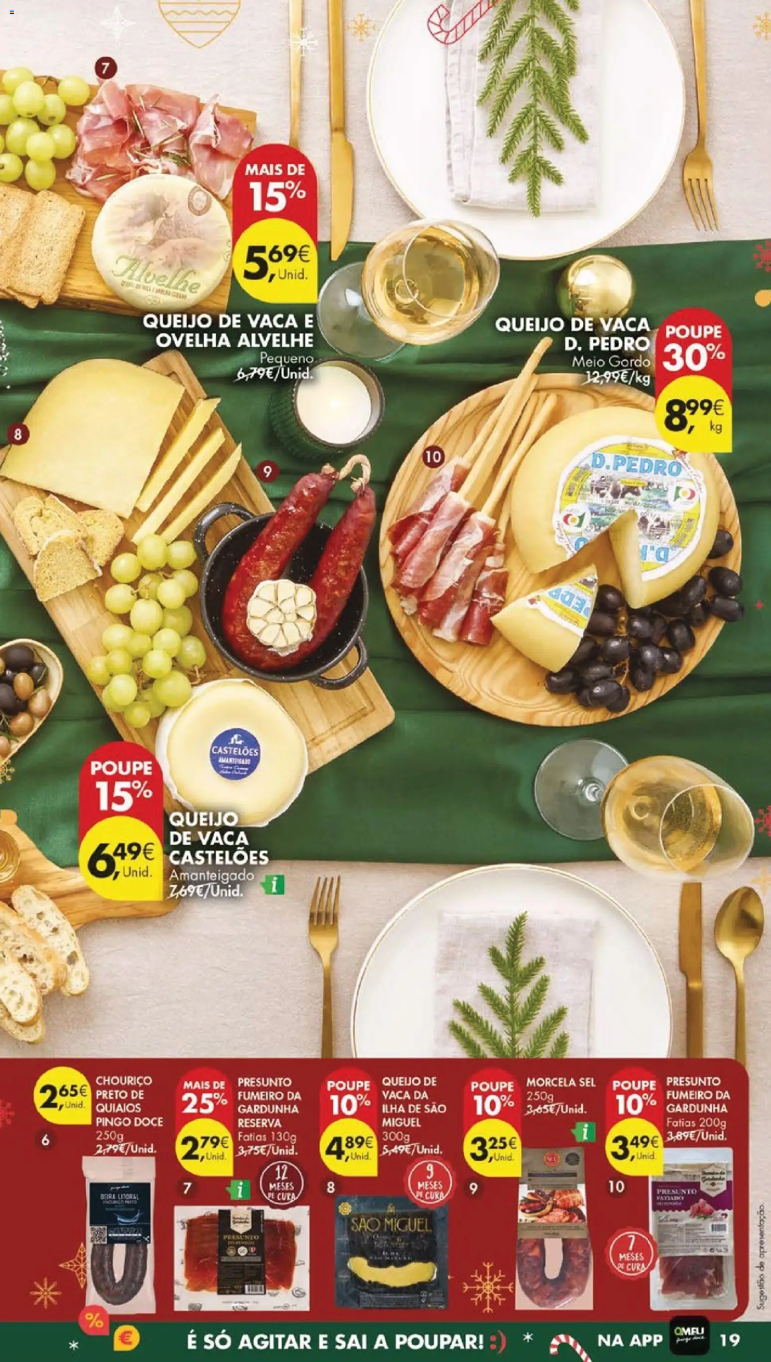 Pingo Doce folheto │ válido de 09.12.2025 | Página: 25 | Produtos: Queijo, Presunto, Chouriço