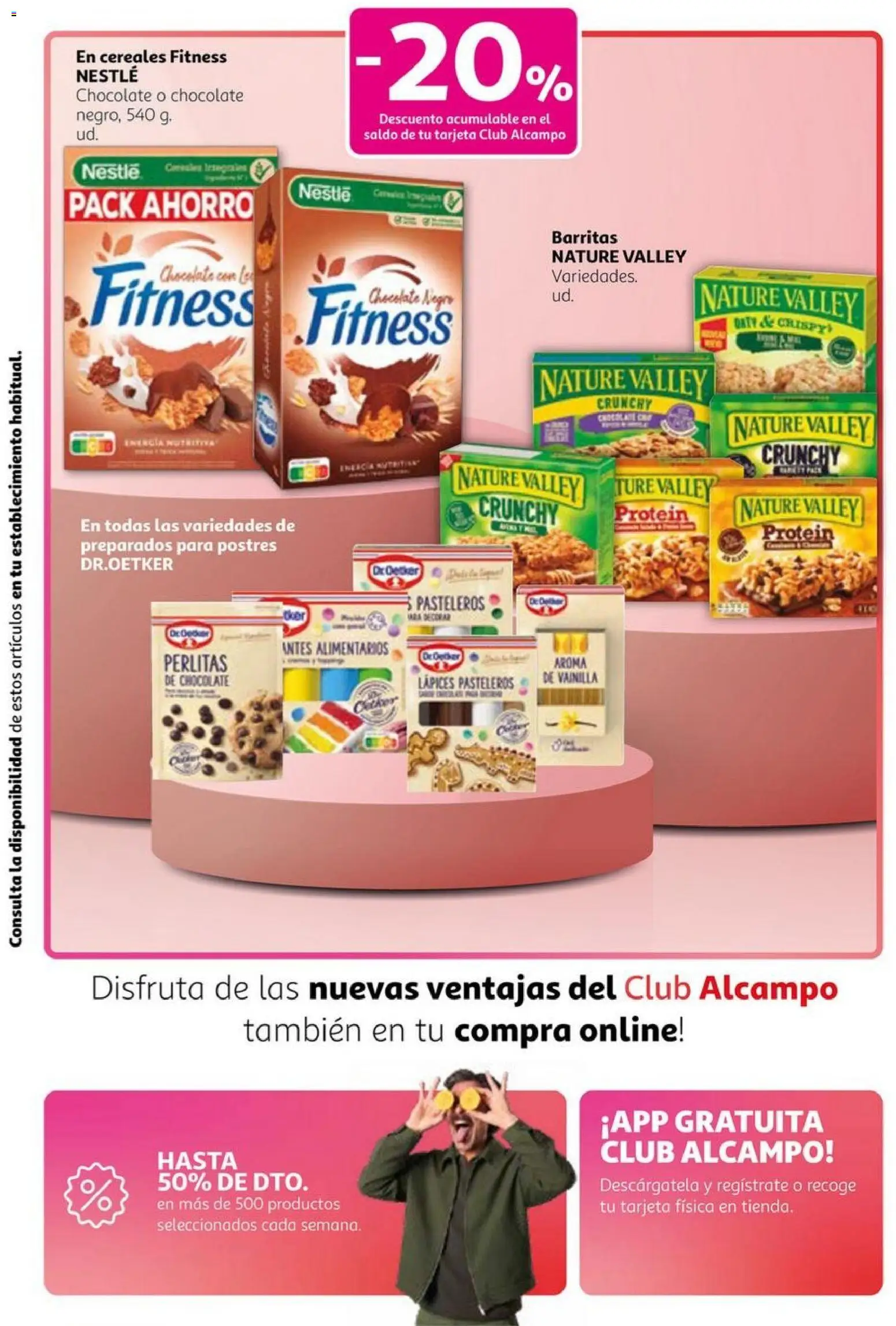 Alcampo - Club Nacional  │ válido desde el 23.10.2025 | Página: 12 | Productos: Chocolate, Cereales, Cereales Fitness
