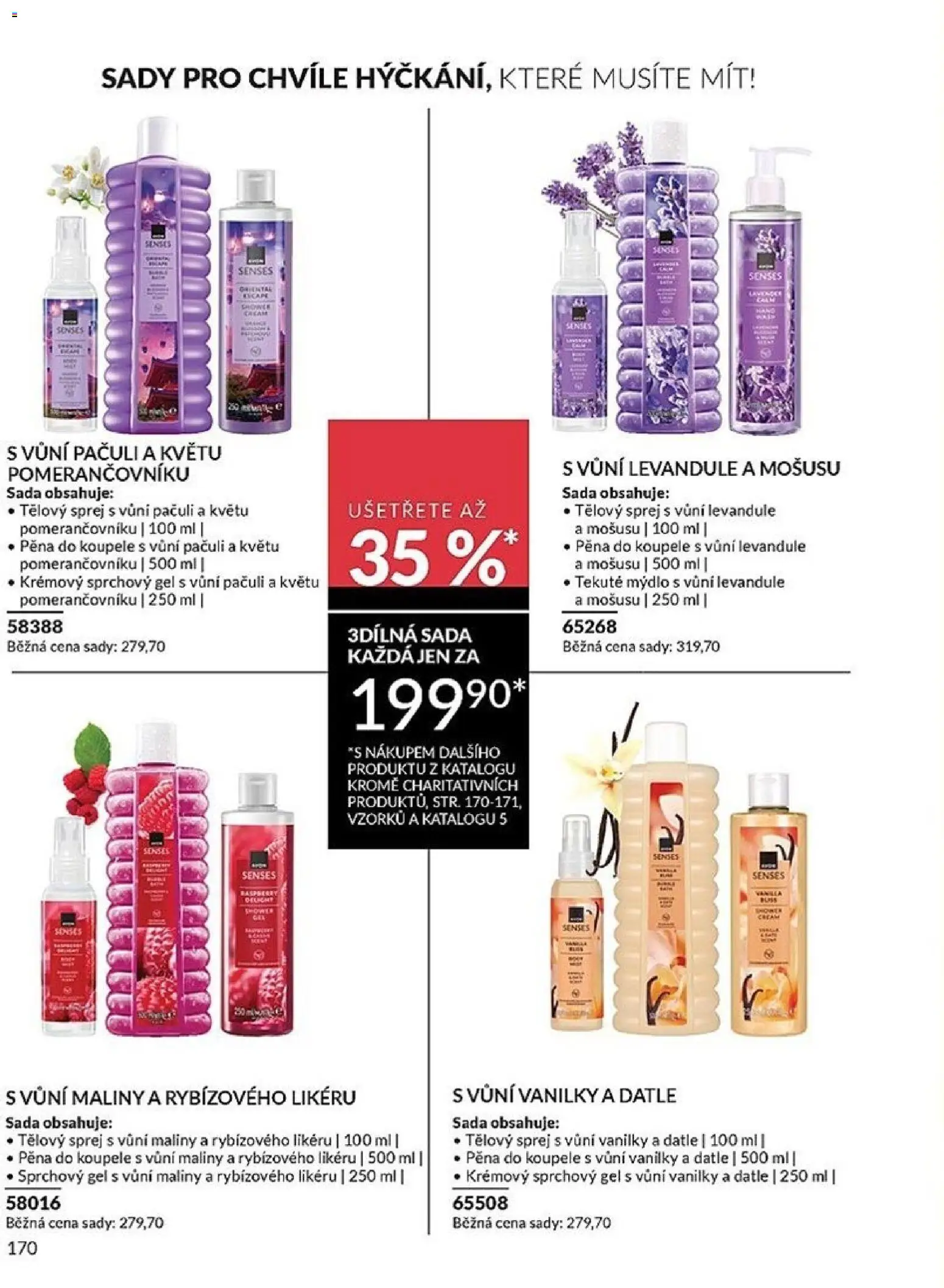 Avon Katalog 04/2026 od 01.04.2026 | Strana: 170 | Produkty: Mýdlo, Sprchový gel, Pěna do koupele, Datle