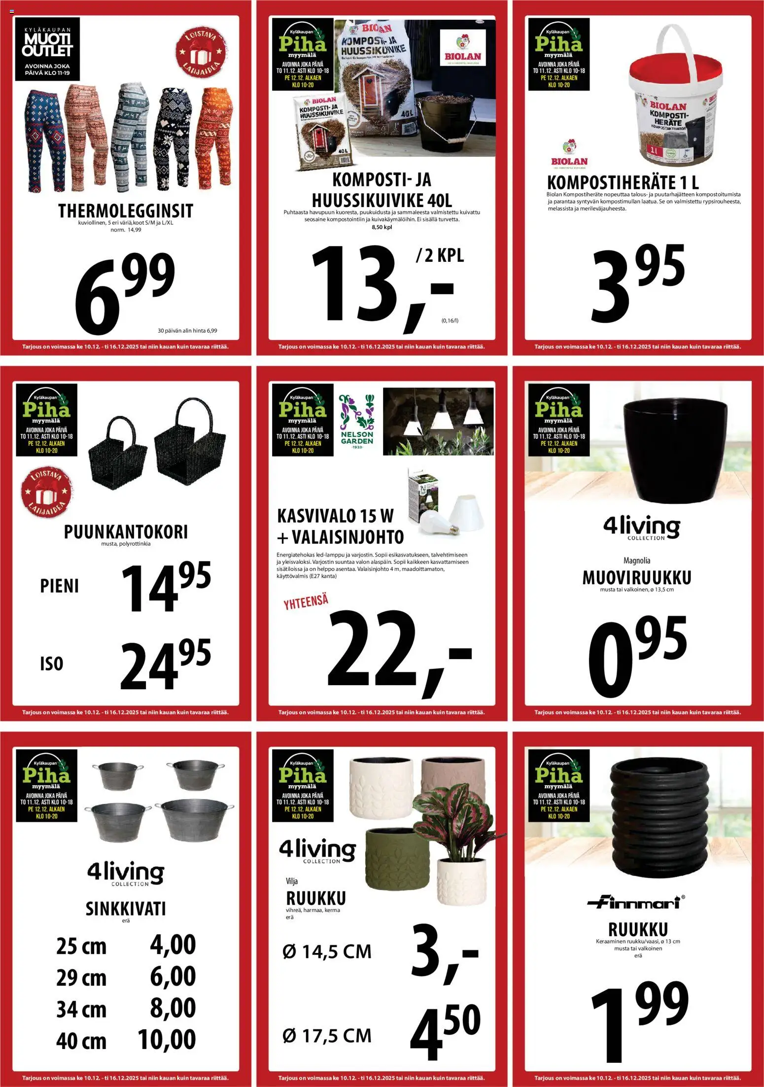 Tuuri tarjoukset – voimassa 10.12.2025 alkaen | Sivu: 35 | Tuotteet: Komposti, Kerma