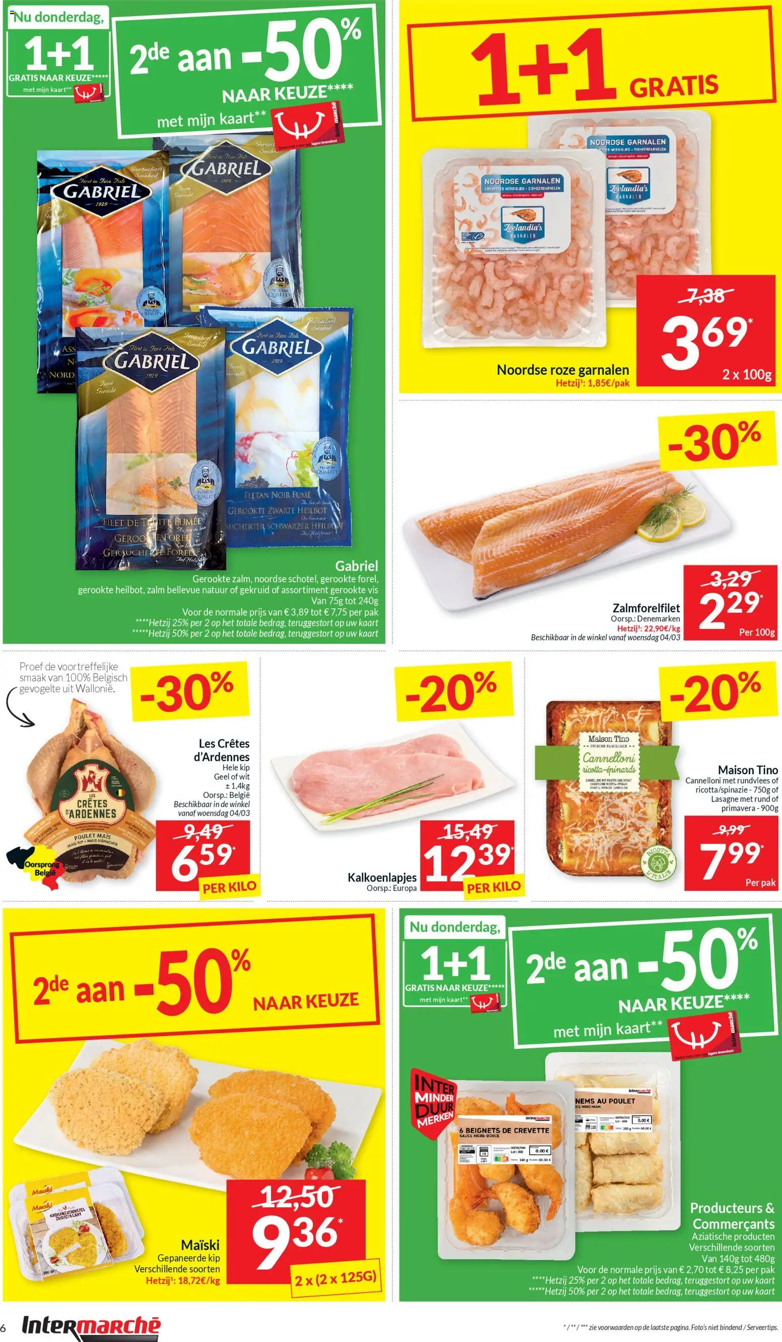 {H1} | Pagina: 6 | Producten: Vis, Lasagne, Ricotta, Kaart