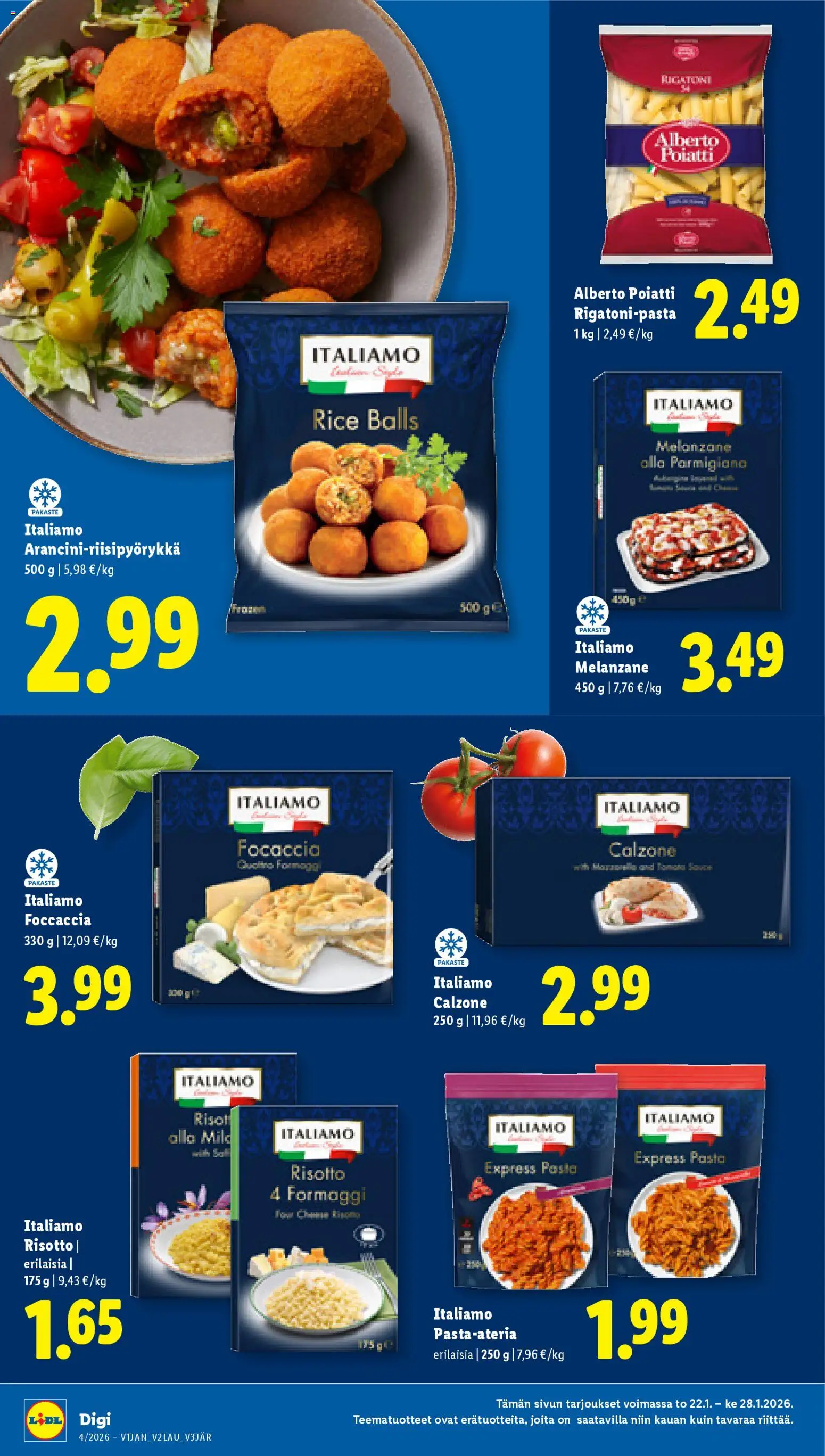 Lidl tarjoukset - Helsinki – voimassa 22.01.2026 alkaen | Sivu: 10 | Tuotteet: Pasta