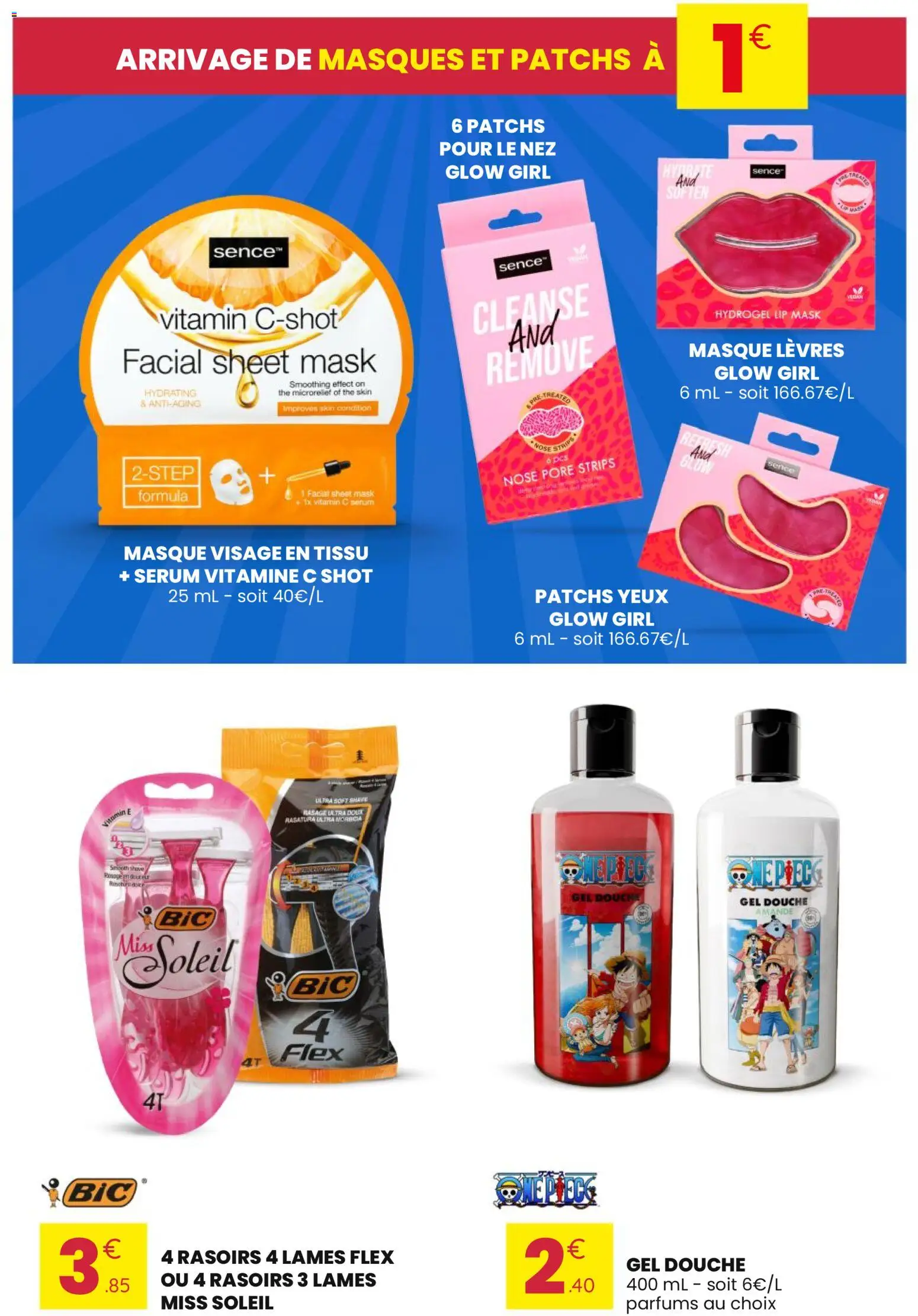 {H1} | Page: 11 | Produits: Amande, Serum, Gel douche, Thé