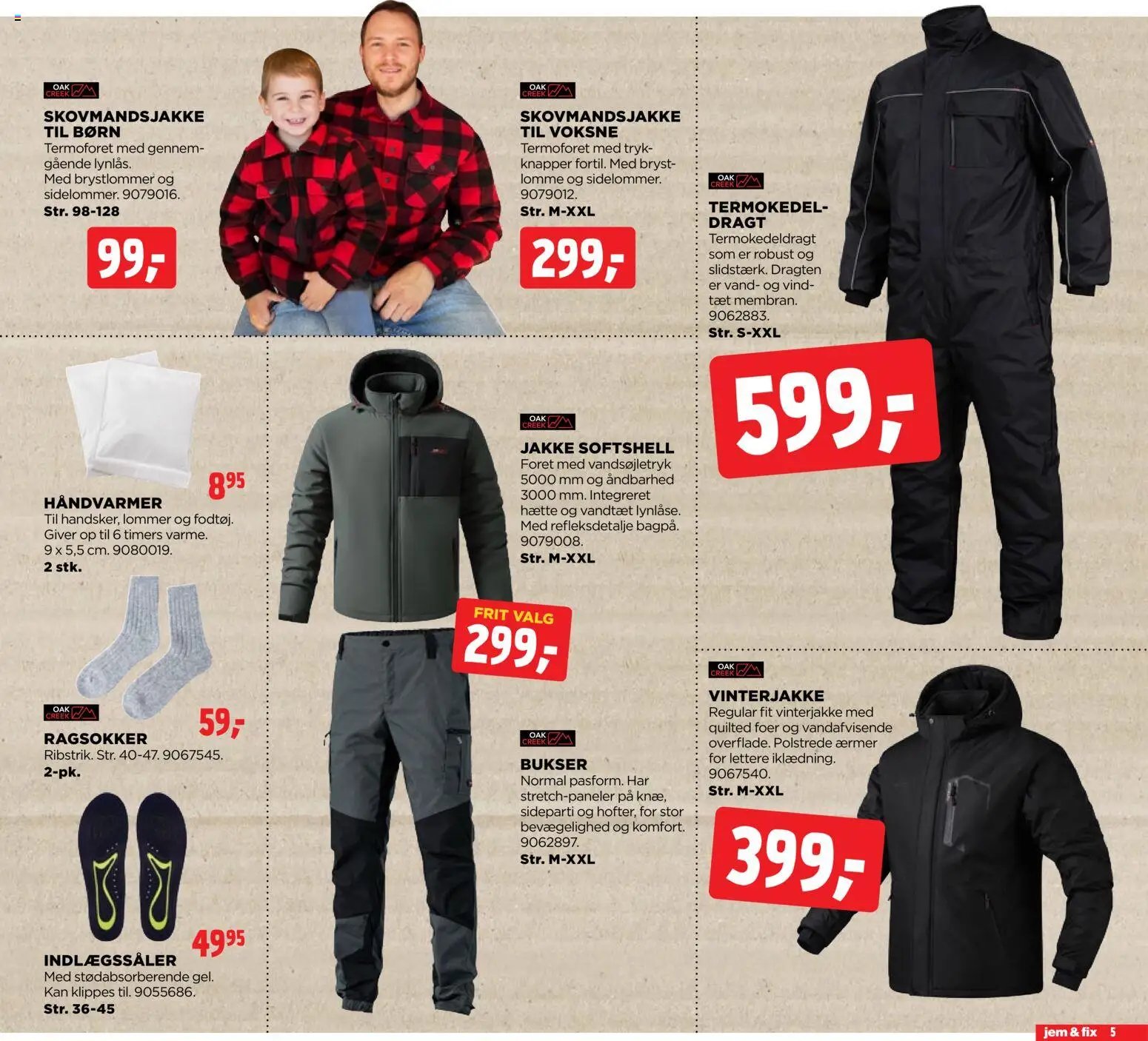Jem & fix tilbudsavis – gyldig fra 01.01.2026 | Side: 5 | Produkter: Jakke, Bukser, Søm
