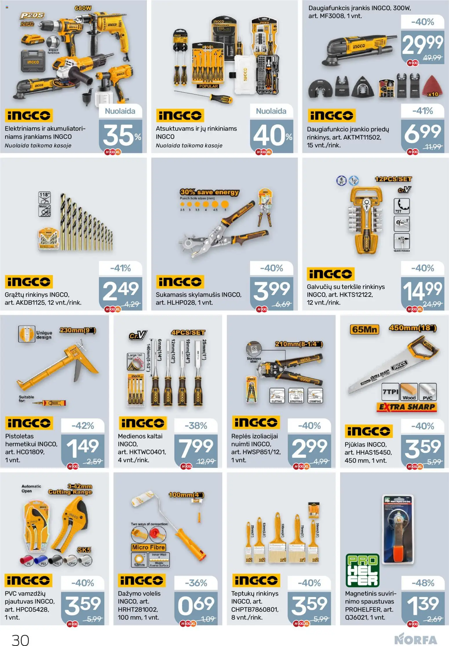 NORFA akcijos nuo 30.10.2025 | Puslapis: 30
