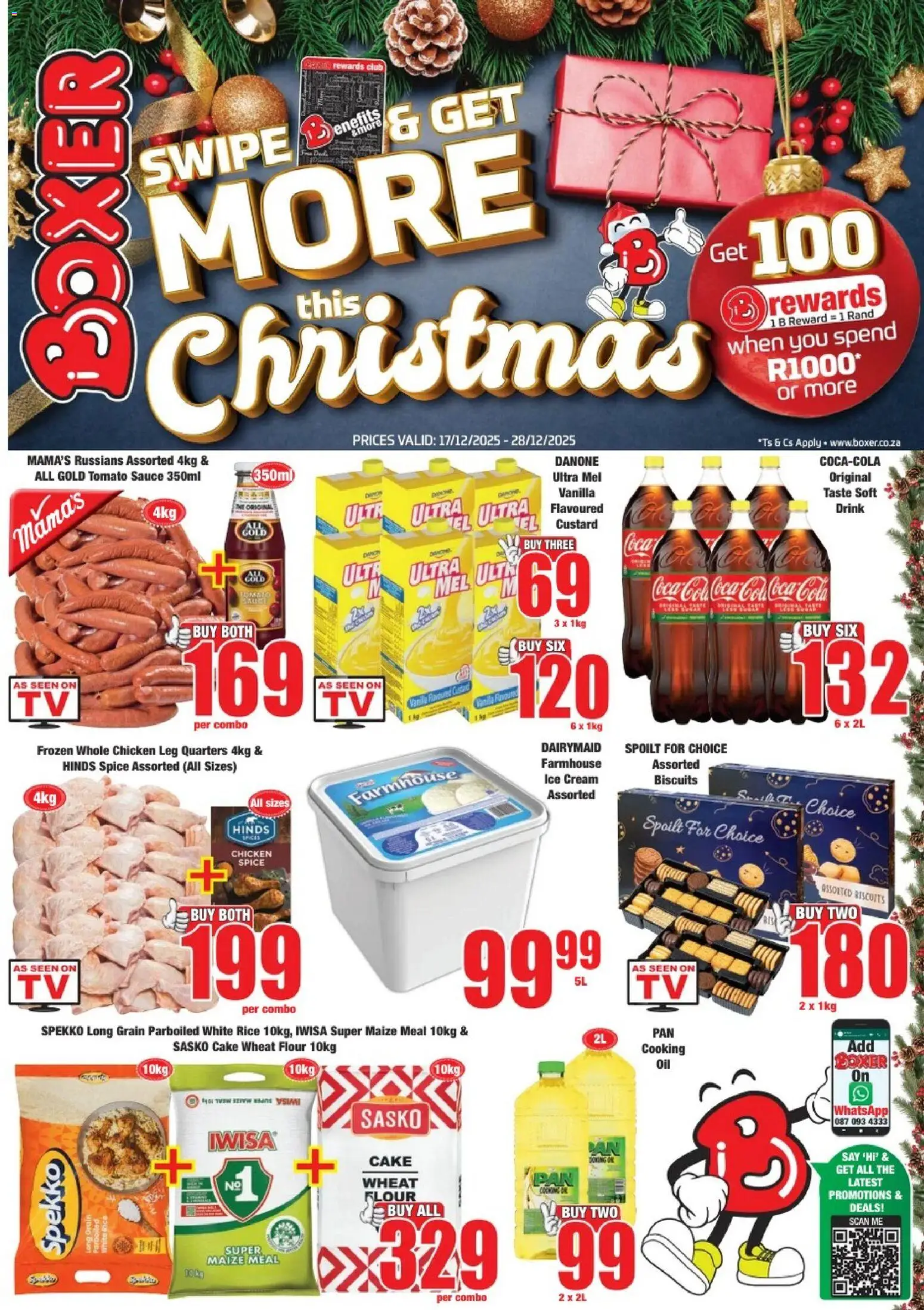 New Boxer catalogue – valid from 17.12.2025 | Page: 1 | Products: Cake, Custard, Cream, Ice cream