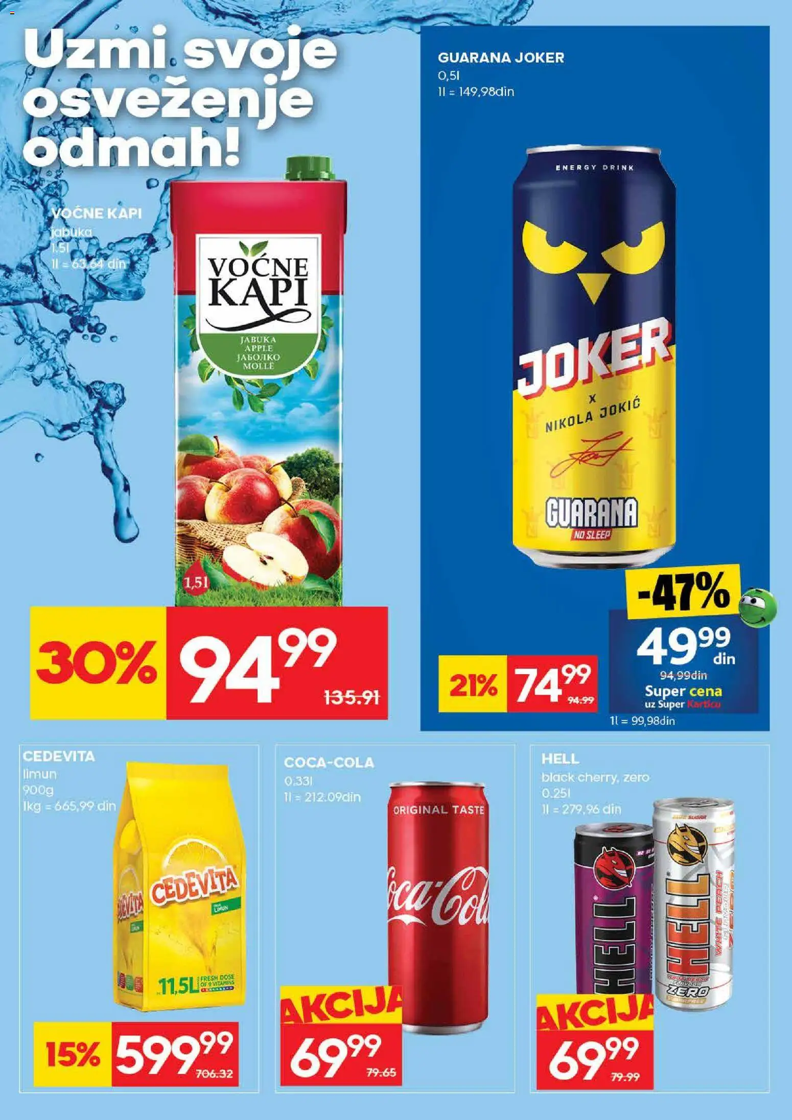 Roda katalog - važi od 23.04.2026 | Strana: 25 | Proizvode: Cedevita, Hell, Guarana, Limun
