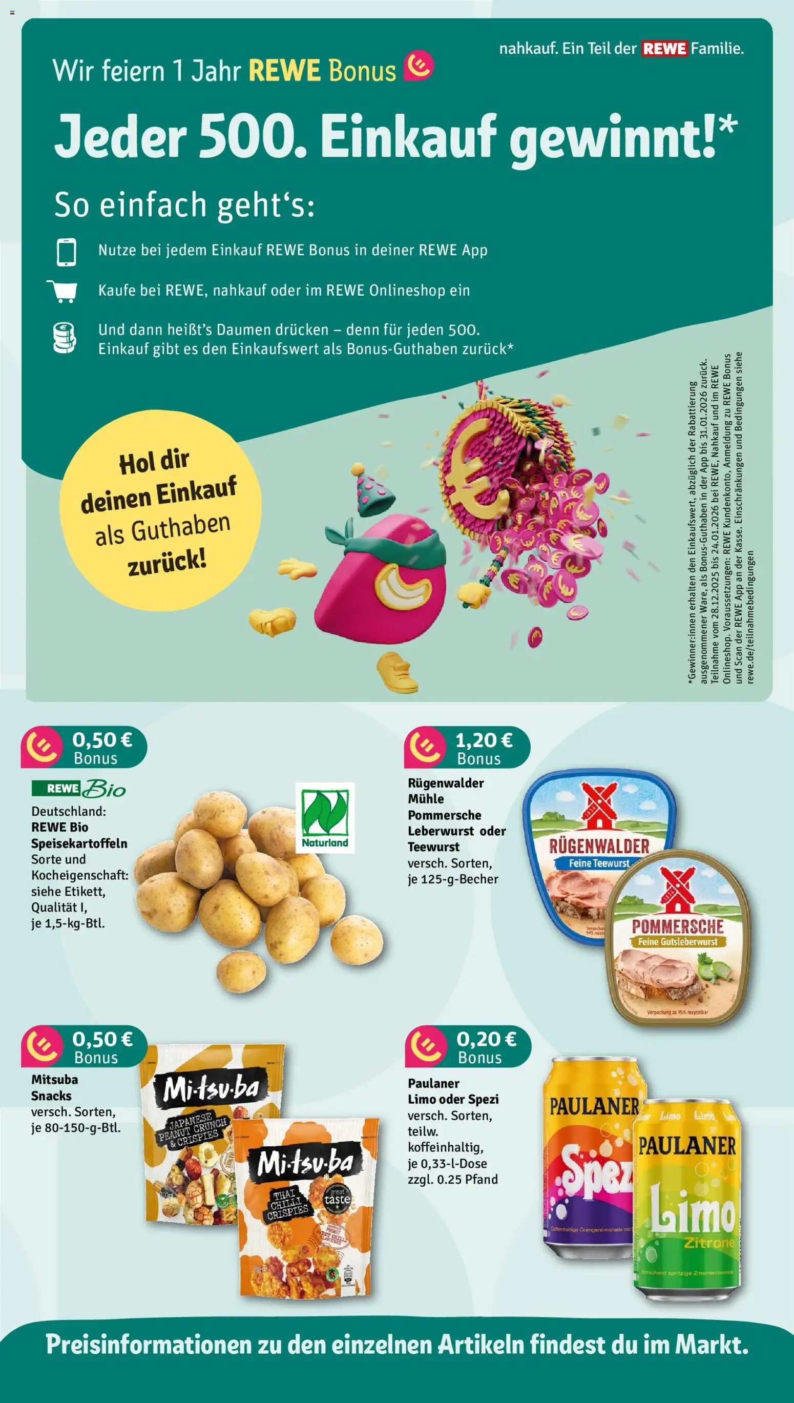 Nahkauf Prospekt – gültig ab 04.01.2026 | Seite: 2 | Produkte: Mühle, Orangen, Zitrone, Paulaner