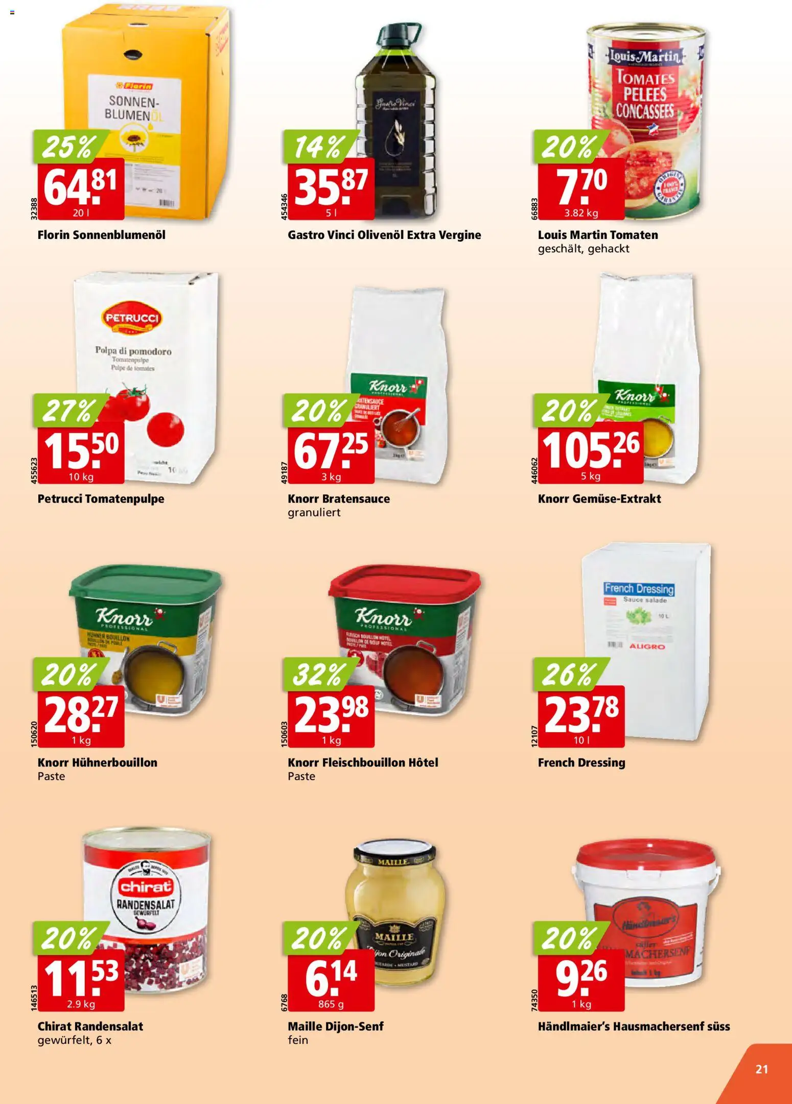 Aligro Aktionen – gültig ab 02.03.2026 | Seite: 21 | Produkte: Dressing, Tomaten