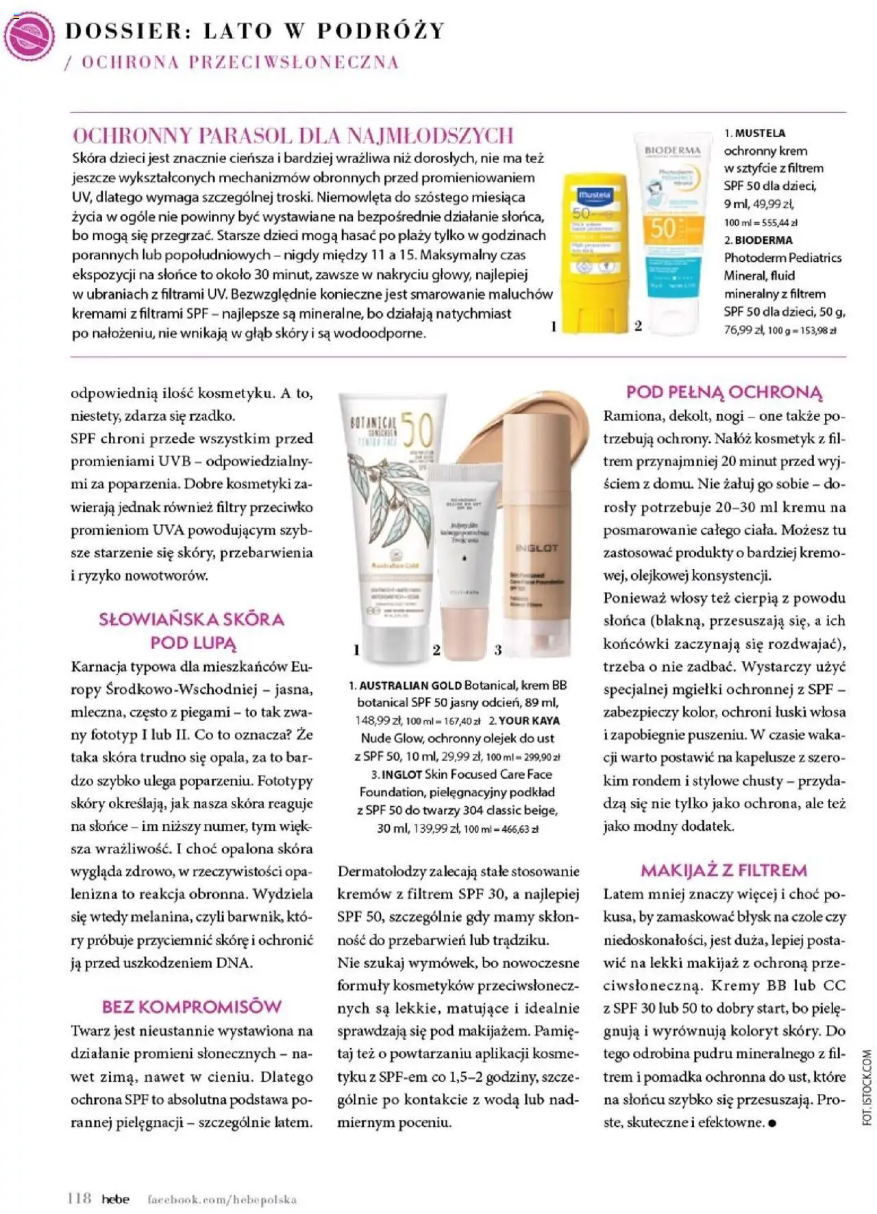 Hebe Gazetka - Magazyn od 01.07.2025 | Strona: 118 | Produkty: Makijaż, krem BB, Krem, Woda