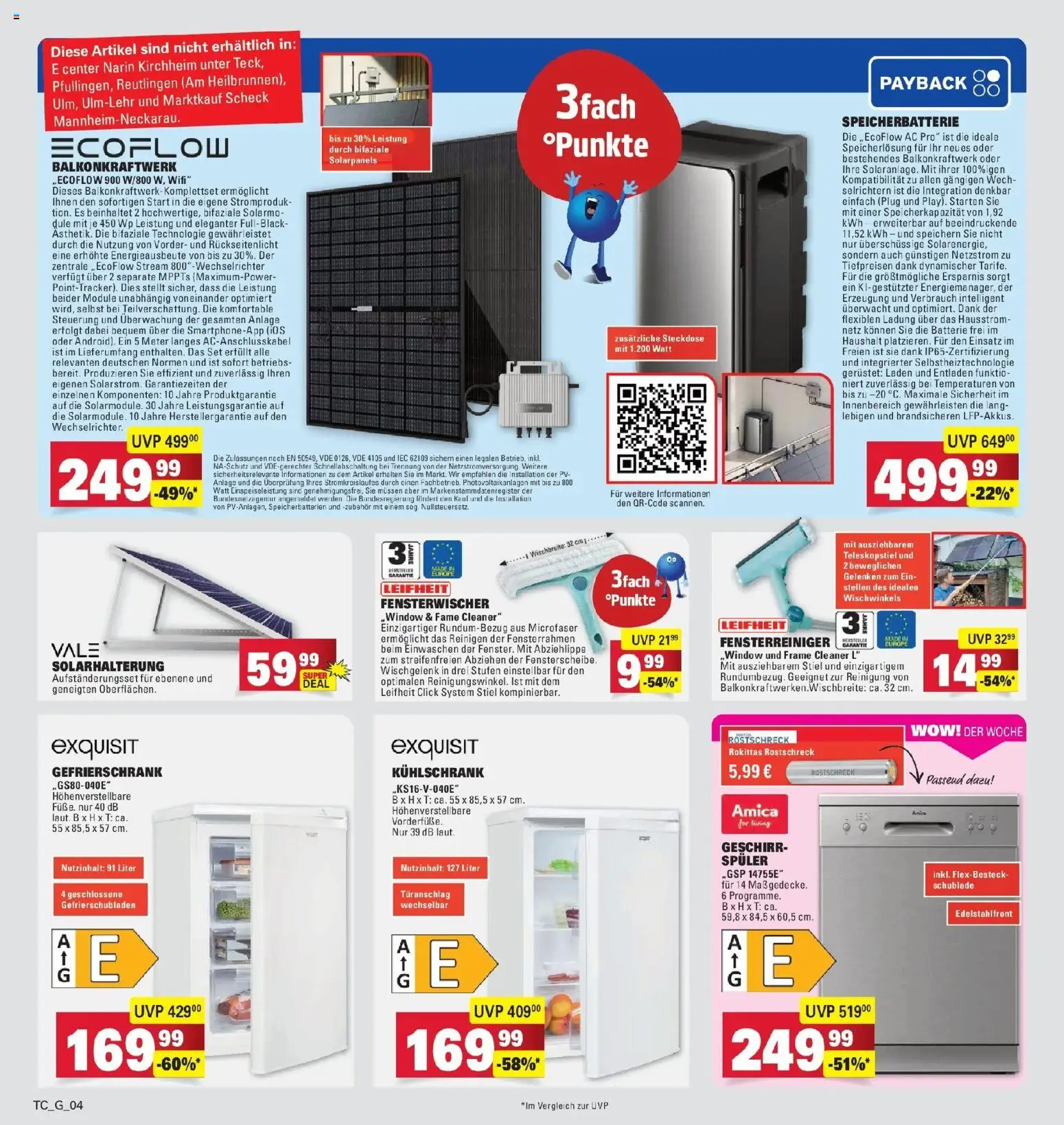 Edeka prospekt Göppingen	 – gültig ab 02.03.2026 | Seite: 32 | Produkte: Gefrierschrank, Steckdose, Batterie, Kühlschrank