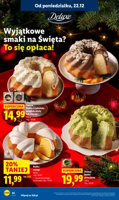 Pogląd oferty "Babka mango, Babka mango, 600 g" - ważna od 22.12.2025 | Strona: 28