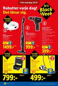 Lidl - Black Friday - Förhandsvisning av reklamblad från butik Lidl aktuell från 24.11.2025 | Sida: 19 | Produkter: Batterier, Dammsugare, Robotdammsugare, Laddare