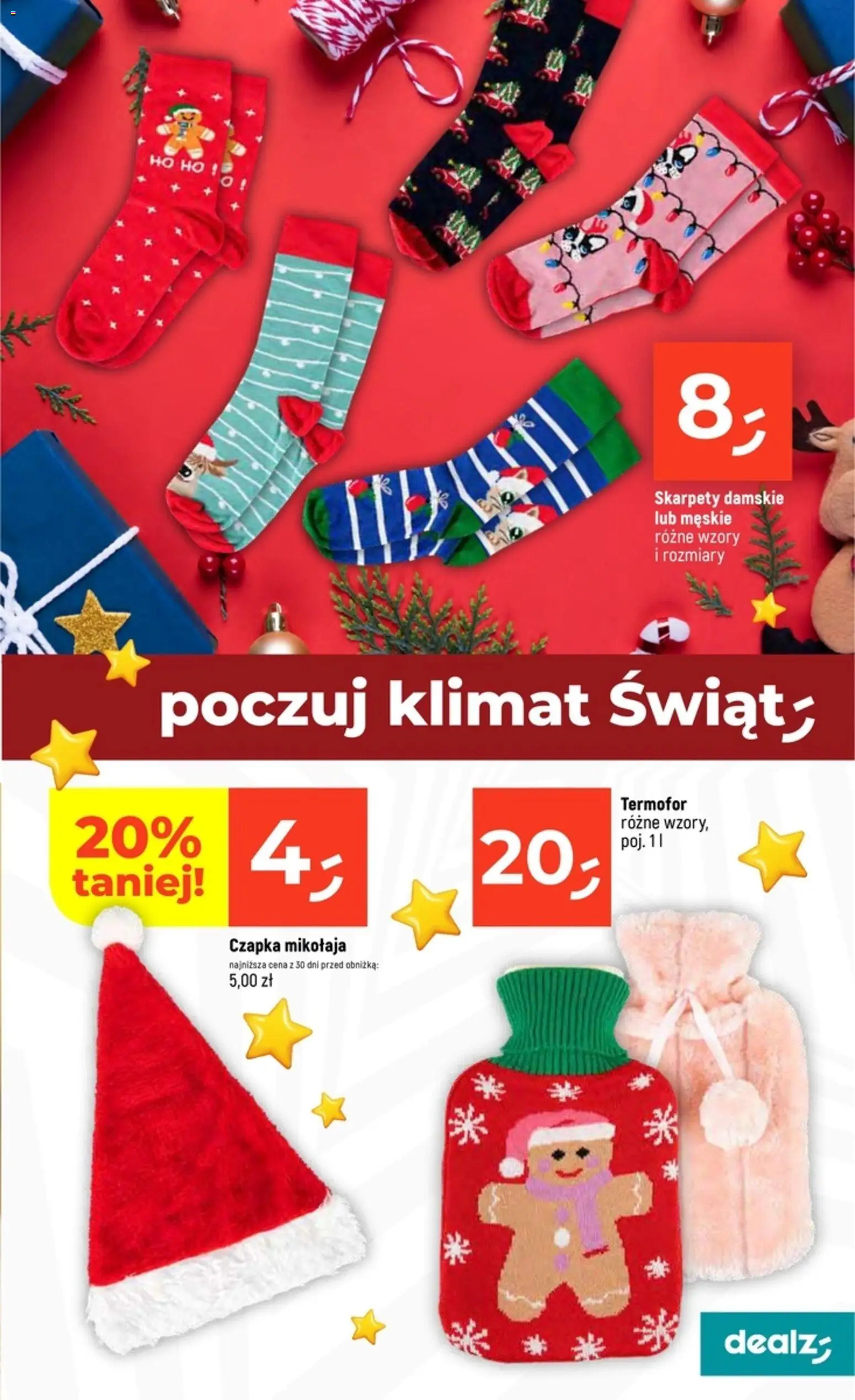Dealz Black Friday od 27.11.2025 | Strona: 39 | Produkty: Skarpety, Skarpety damskie, Czapka, Czapka mikołaja