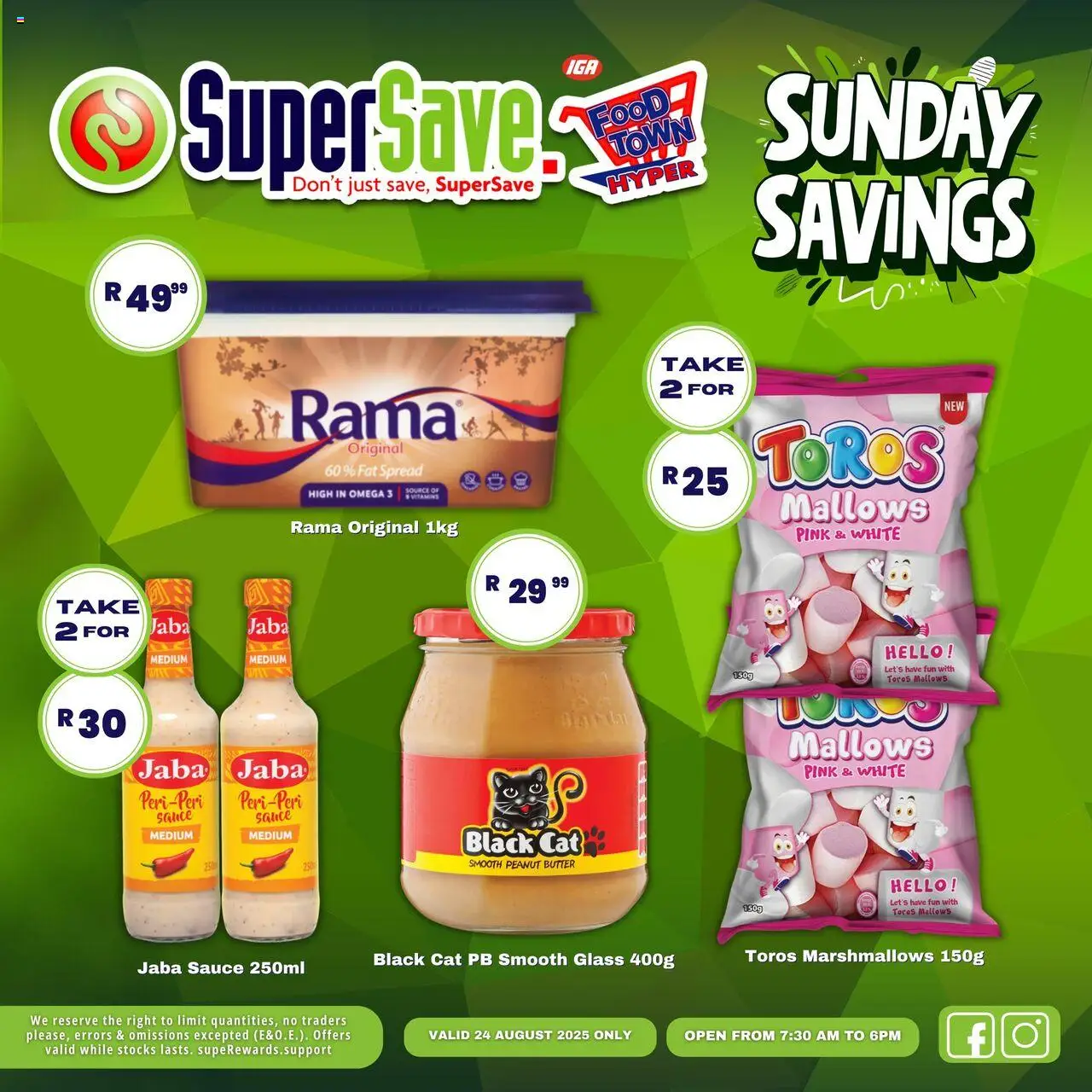 Super Save Sunday Deals │ valid from 24.08.2025 | Page: 11 | Products: Vitamins, Butter, Peanut butter, Sauce