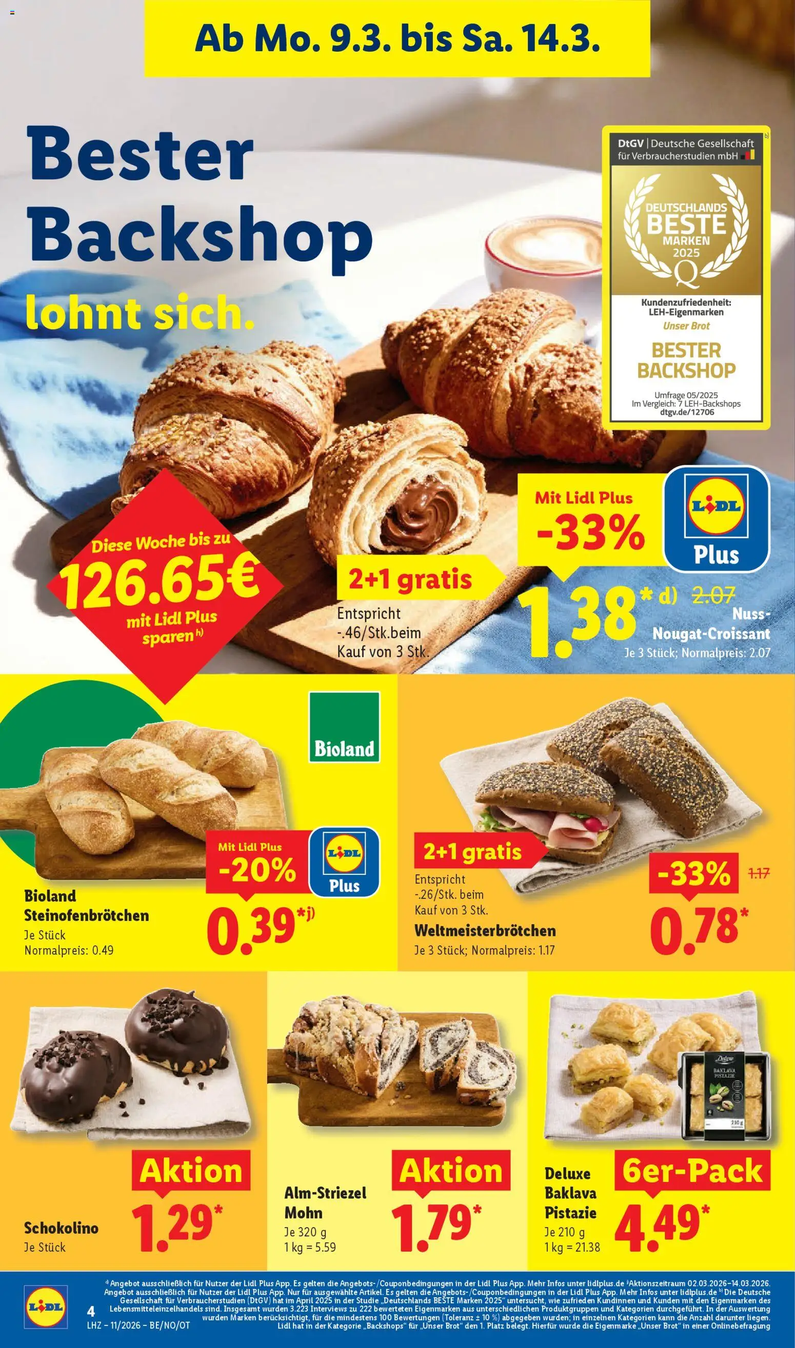 Lidl Prospekt Bernsdorf – gültig ab 09.03.2026 | Seite: 10 | Produkte: Brot