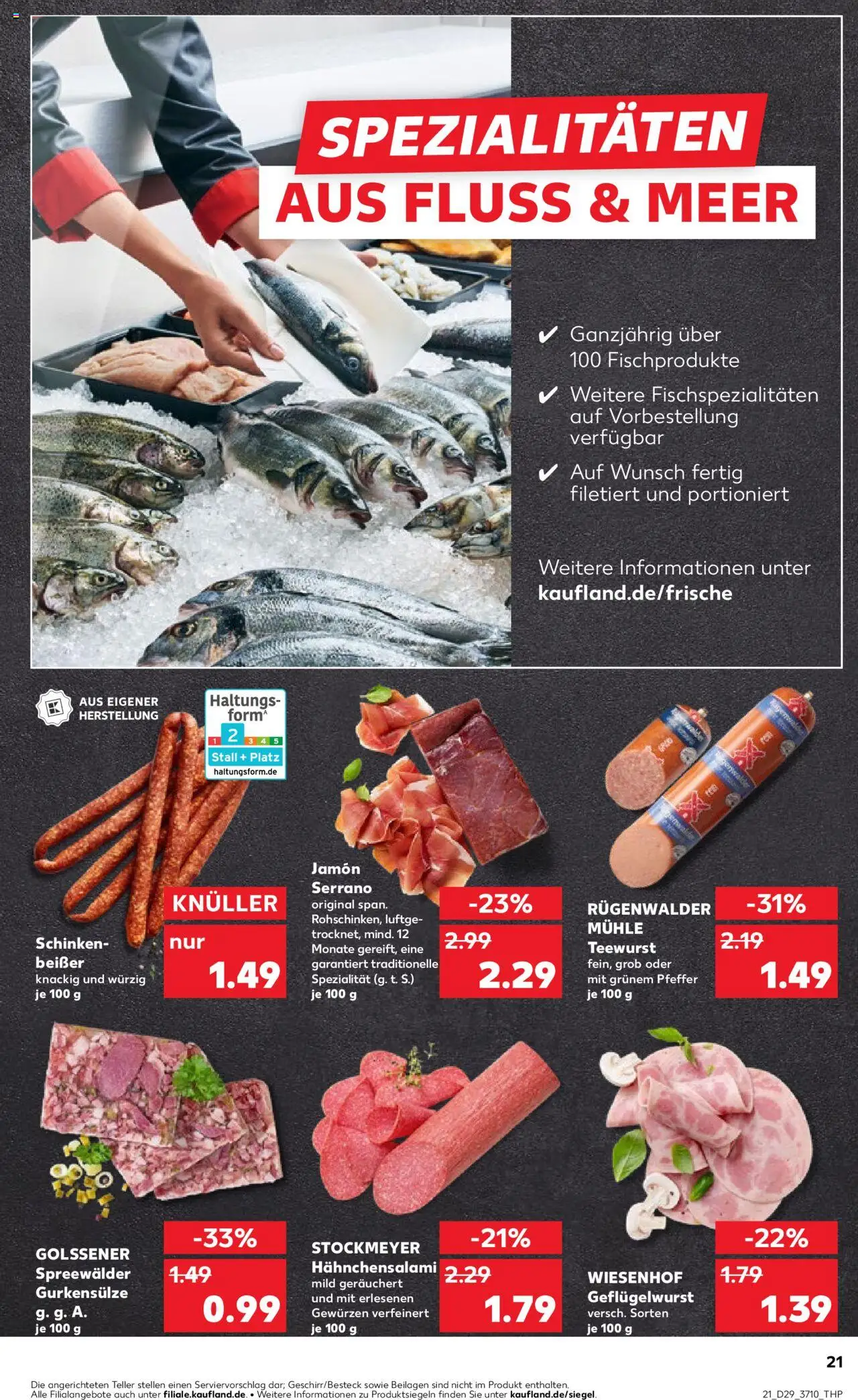 Kaufland prospekt Frankfurt (Oder)	 - gültig ab dem 17.07.2025 | Seite: 21 | Produkte: Mühle, Pfeffer, Salami, Schinken