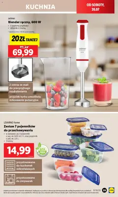 Lidl Katalog od 21.07.2025 | Strona: 43 | Produkty: Dzbanek, Blender