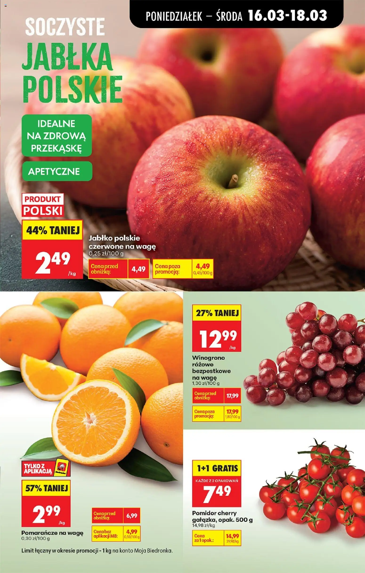 Biedronka Polsko leták od 16.03.2026 | Strana: 27 | Produkty: Jablka