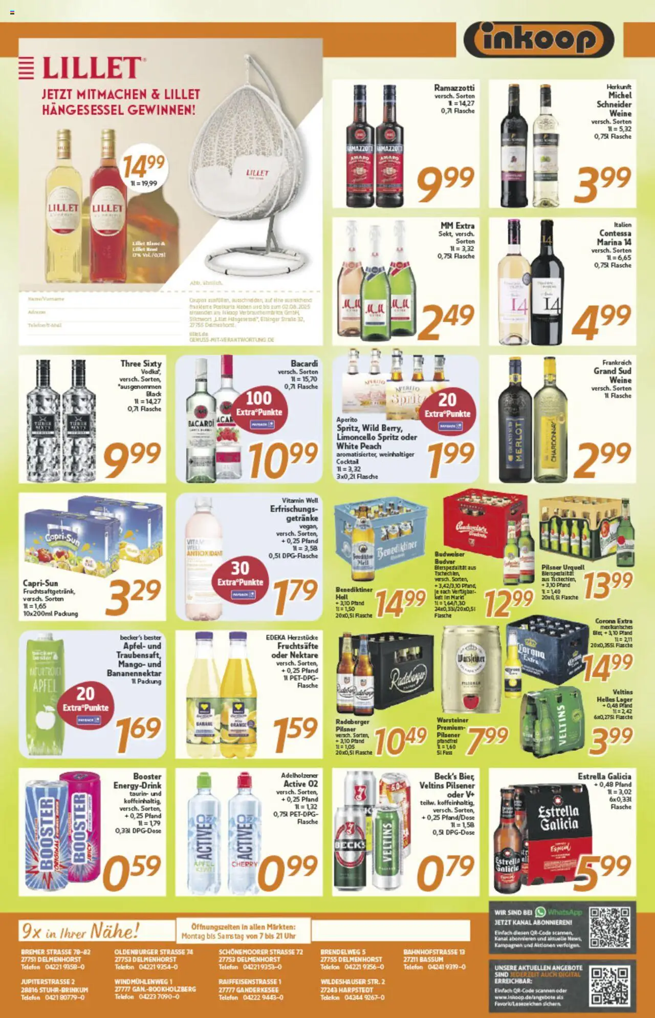 Inkoop Prospekt 	 - gültig ab dem 21.07.2025 | Seite: 7 | Produkte: Bacardi, Warsteiner, Limoncello, Grand sud