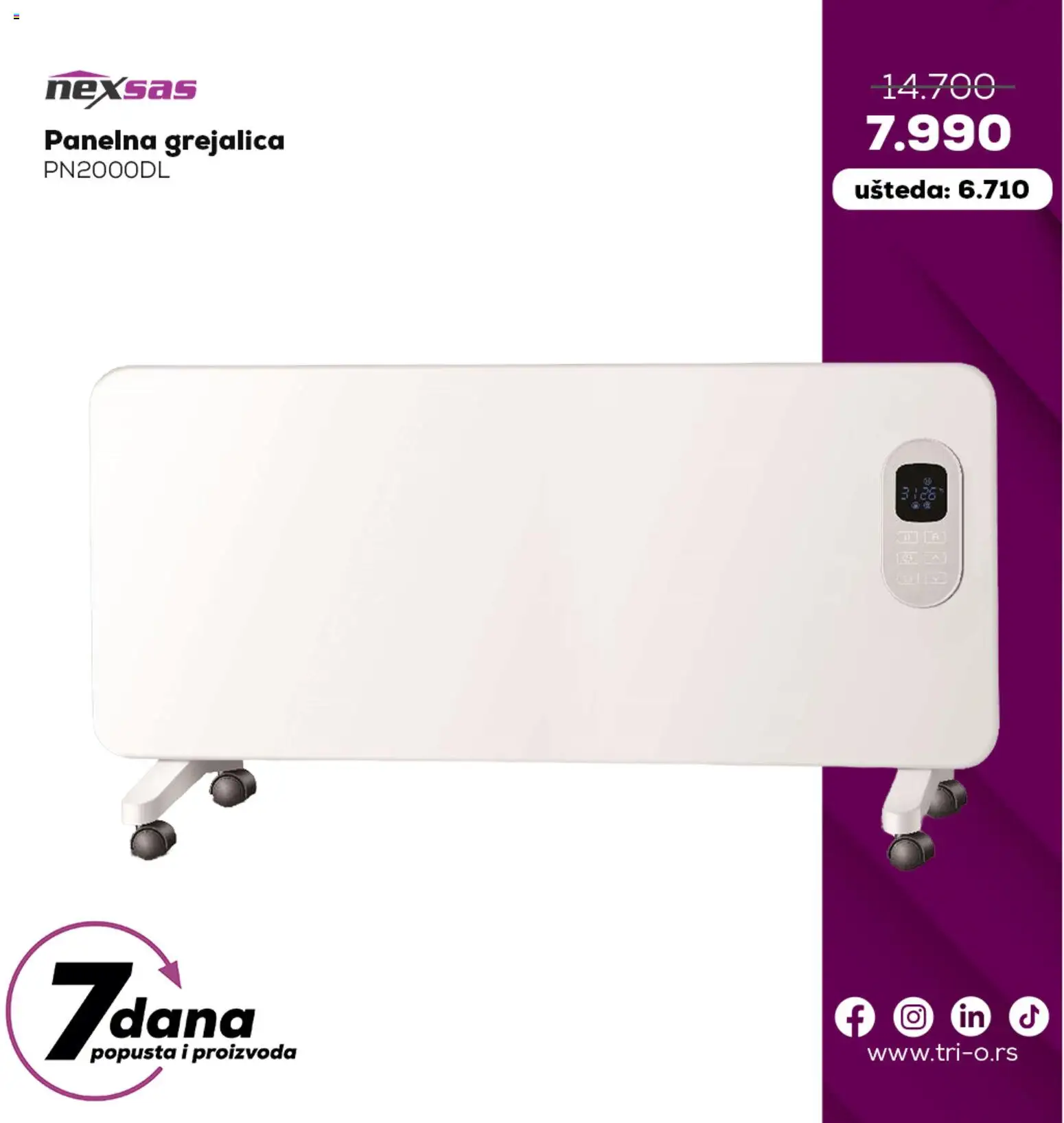 Tri O katalog - važi od 23.10.2025 | Strana: 3 | Proizvode: Grejalica